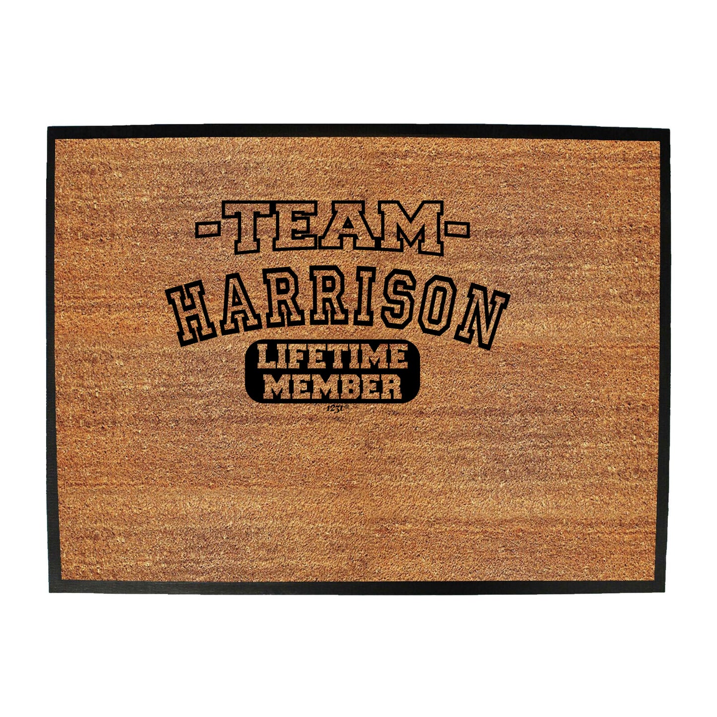 Harrison V2 Team Lifetime Member - Funny Novelty Doormat
