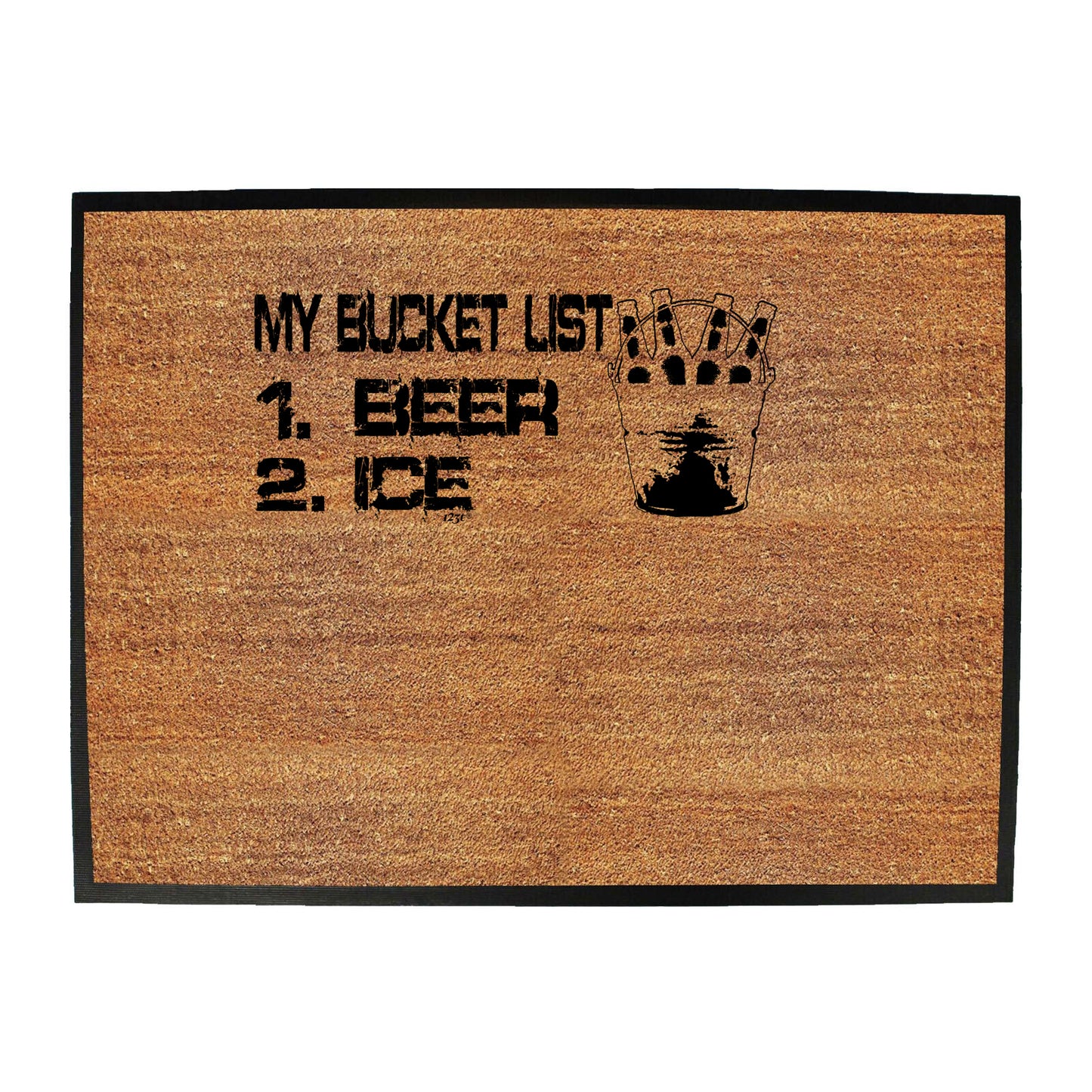 My Bucket List - Funny Novelty Doormat