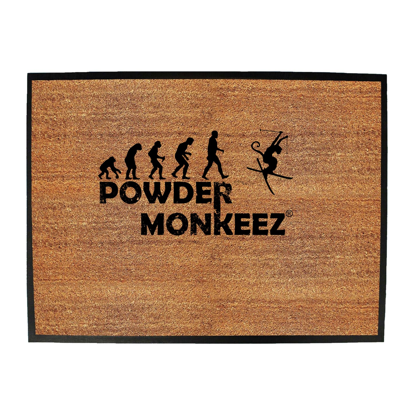Pm Powder Monkeez Evolution - Funny Novelty Doormat
