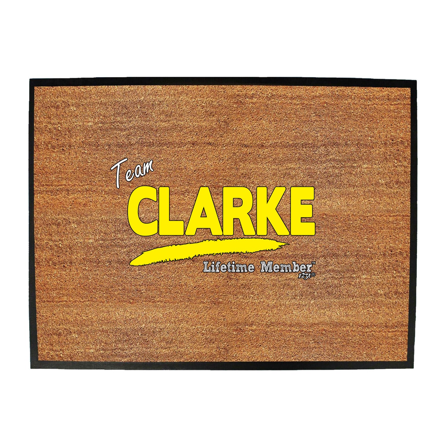 Clarke V1 Lifetime Member - Funny Novelty Doormat