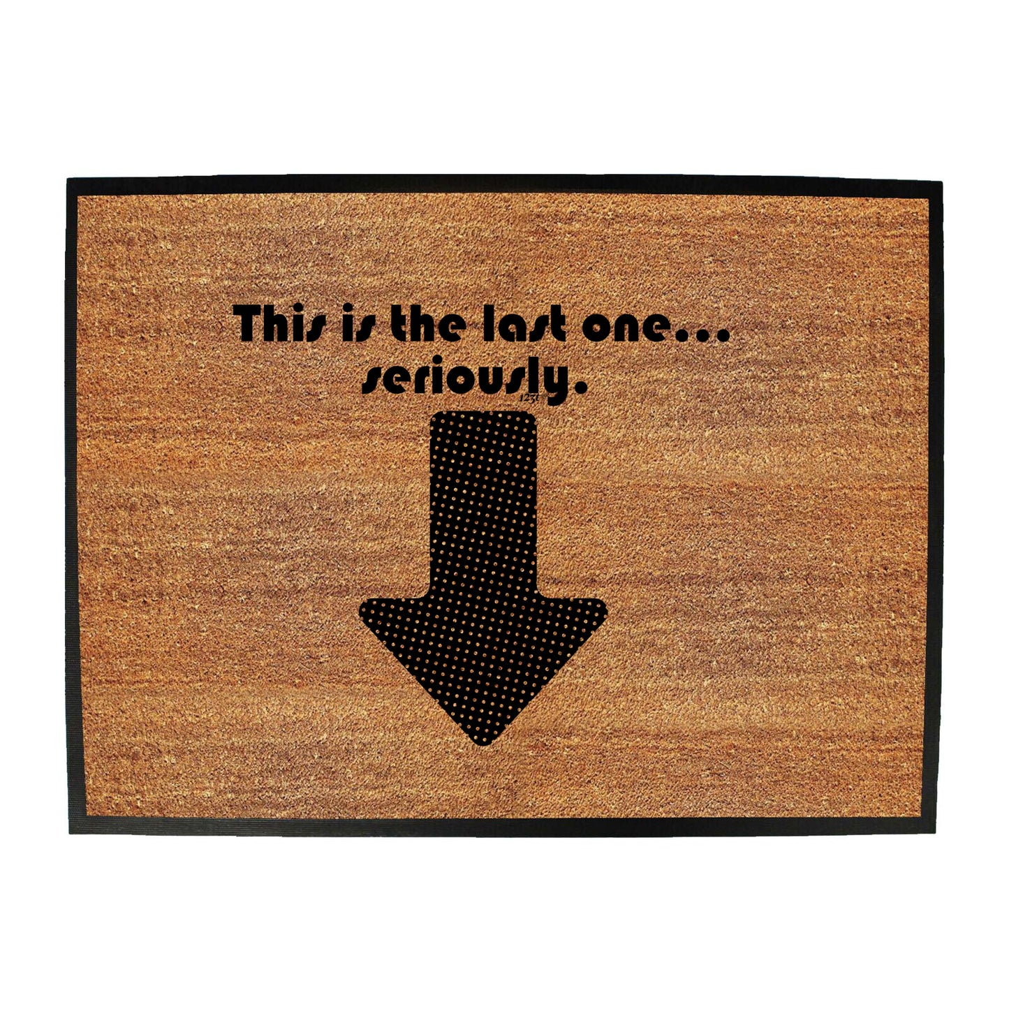 This Is My Last One Seriously - Funny Novelty Doormat