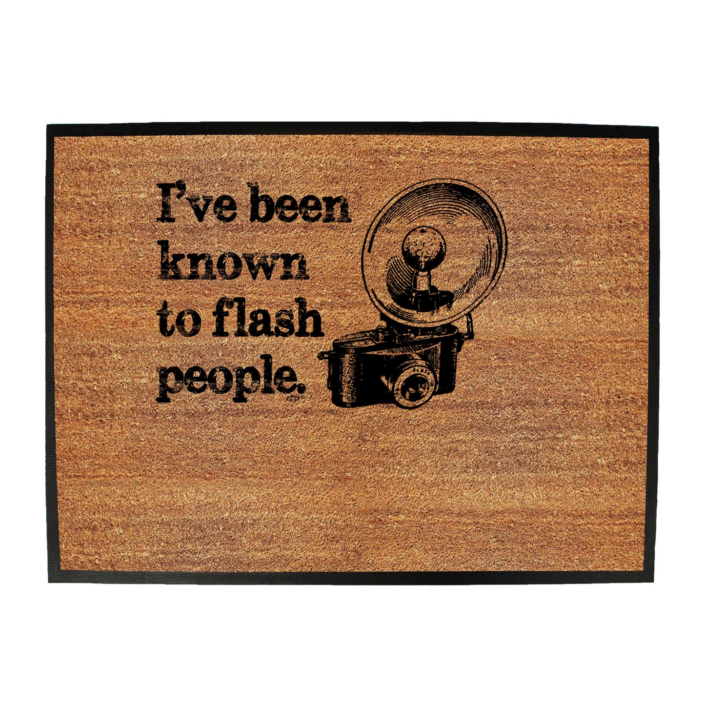 Ive Been Known To Flash People White - Funny Novelty Doormat