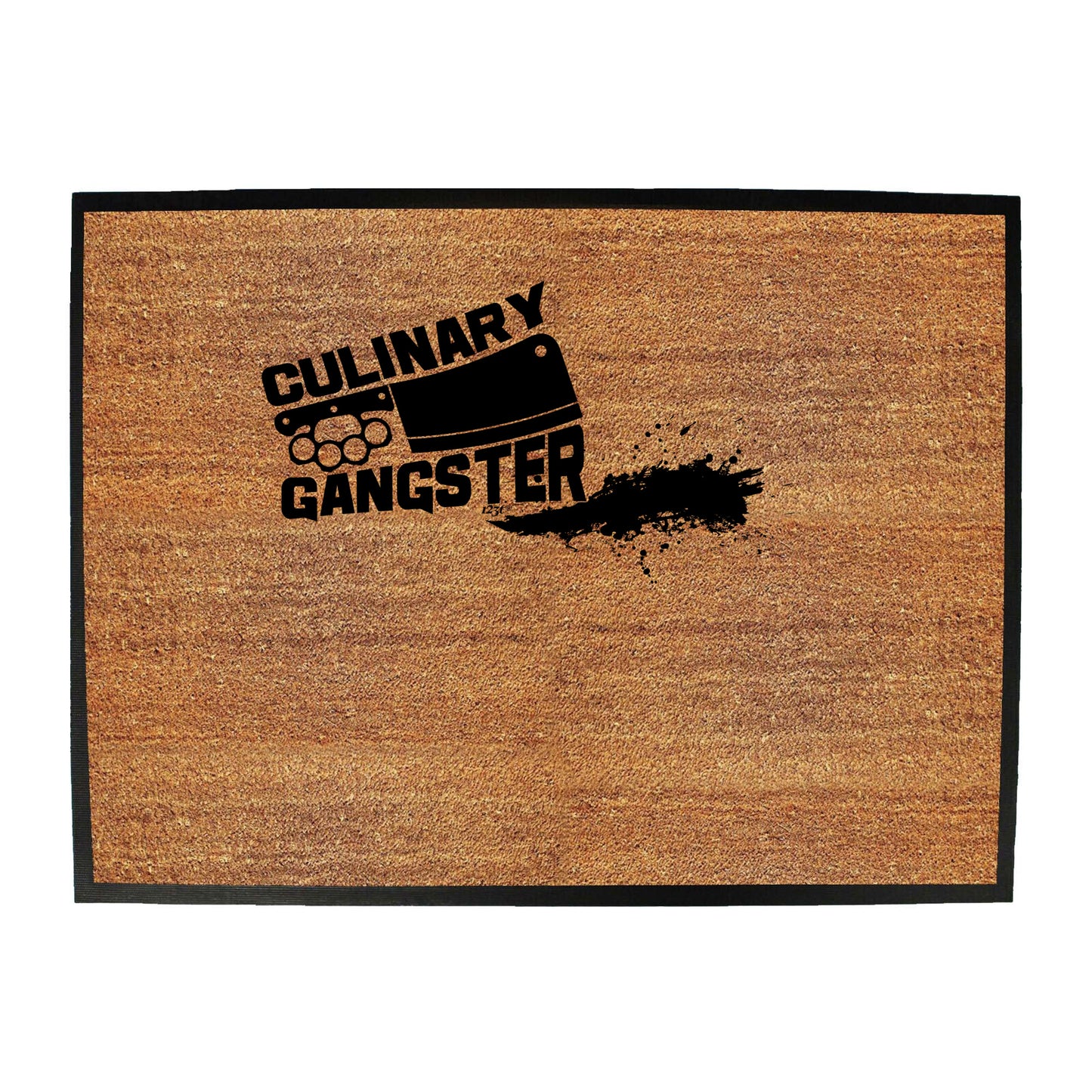 Culinary Gangster Chef Cooking - Funny Novelty Doormat