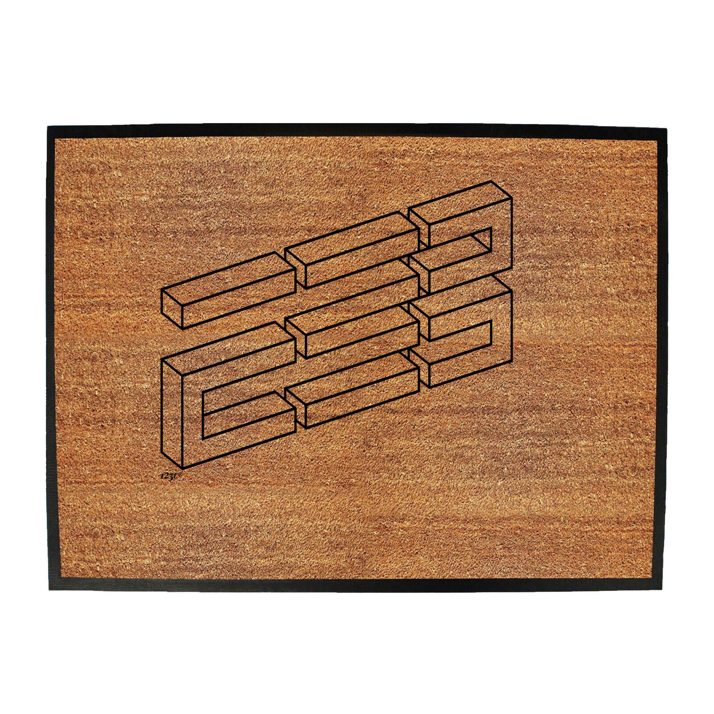 Llusion Block - Funny Novelty Doormat