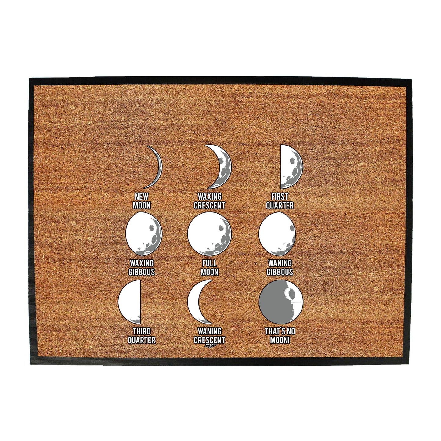 Moon Phases Thats No Moon - Funny Novelty Doormat