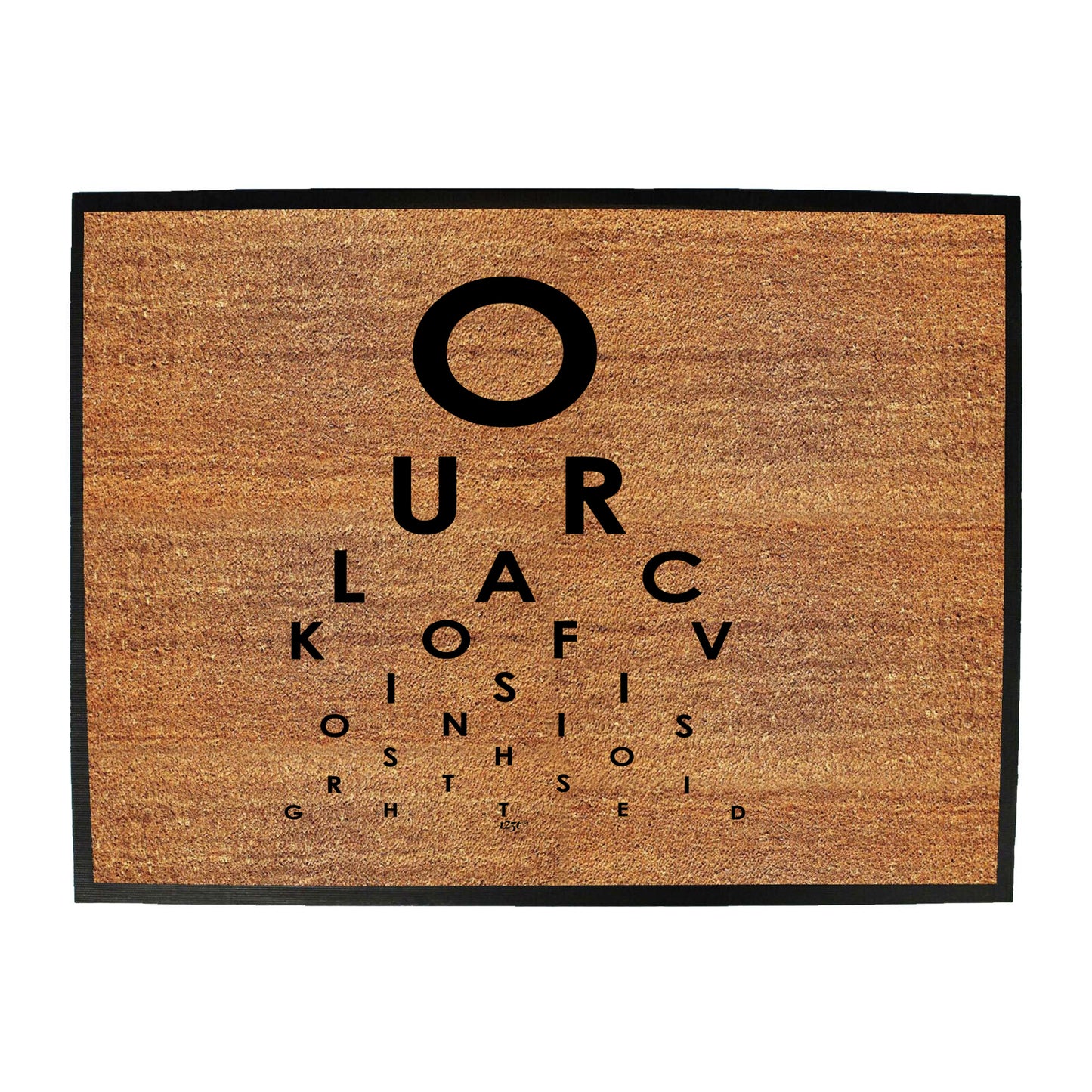 Our Lack Of Vision - Funny Novelty Doormat