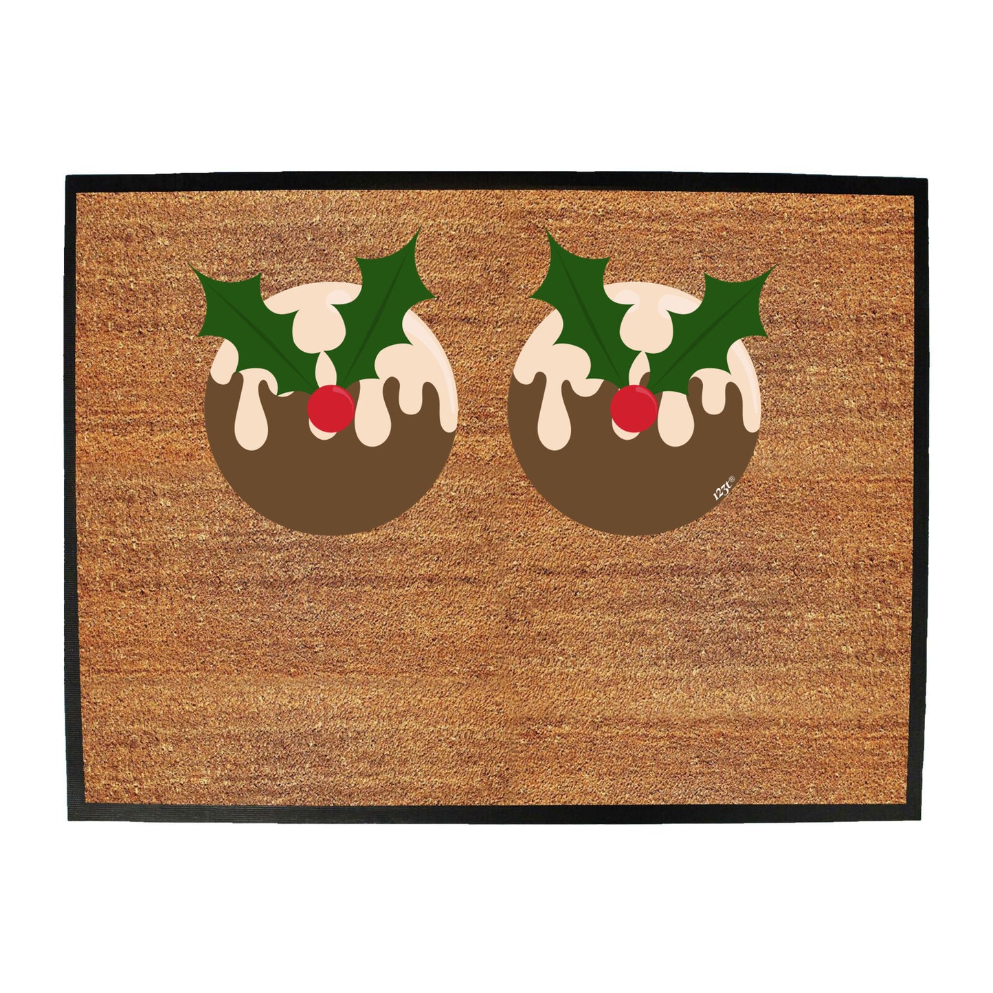 Christmas Pudding B Bie - Funny Novelty Doormat