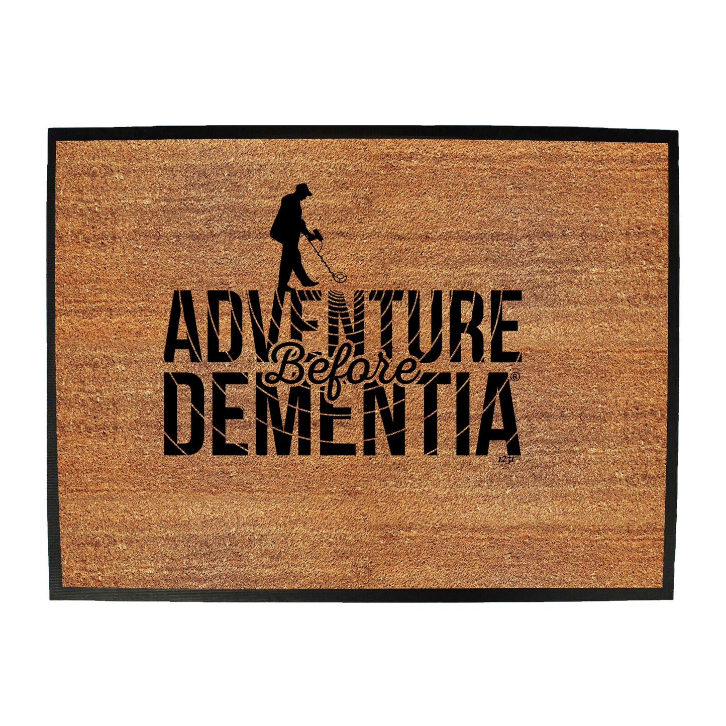 Metal Detector Adventure Before - Funny Novelty Doormat