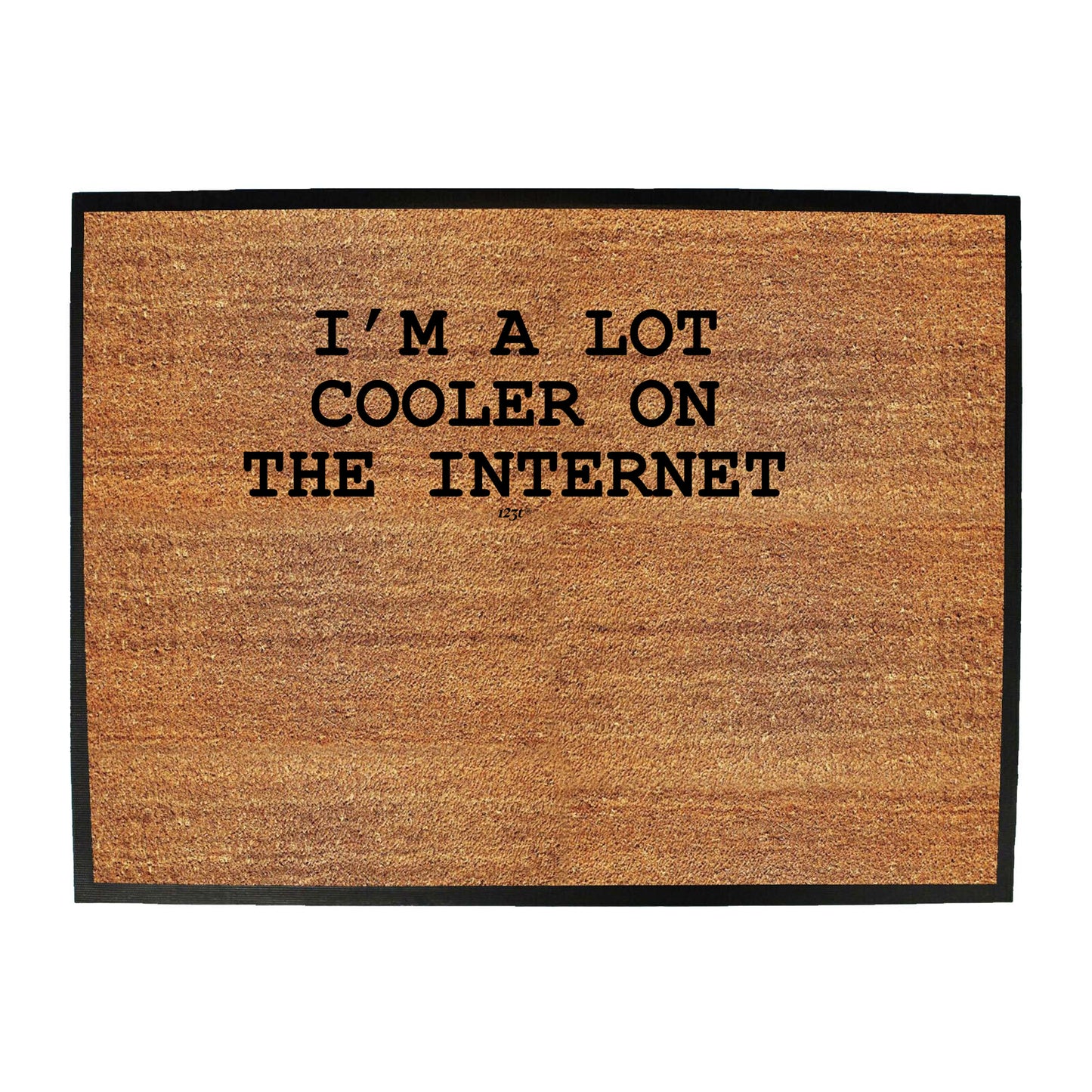 Im A Lot Cooler On The Internet - Funny Novelty Doormat