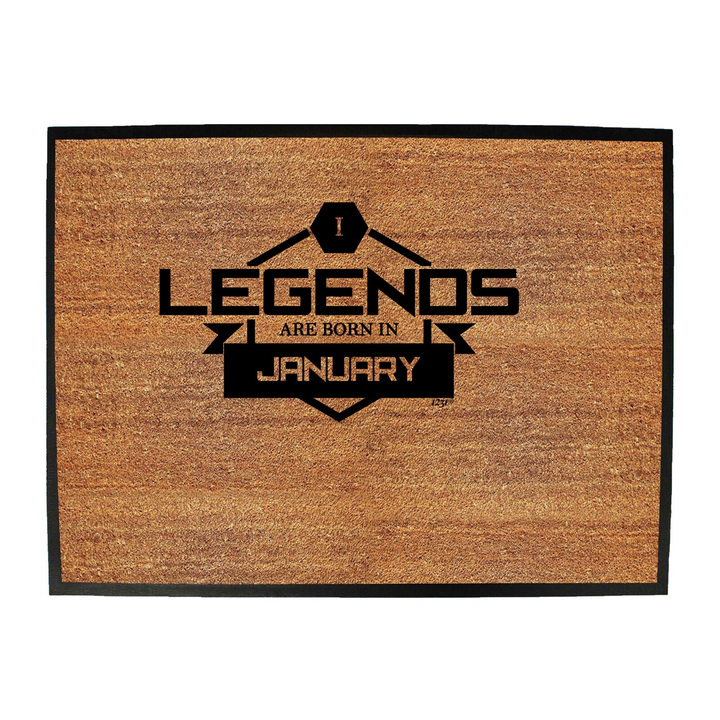 Legends Are Born In January - Funny Novelty Doormat