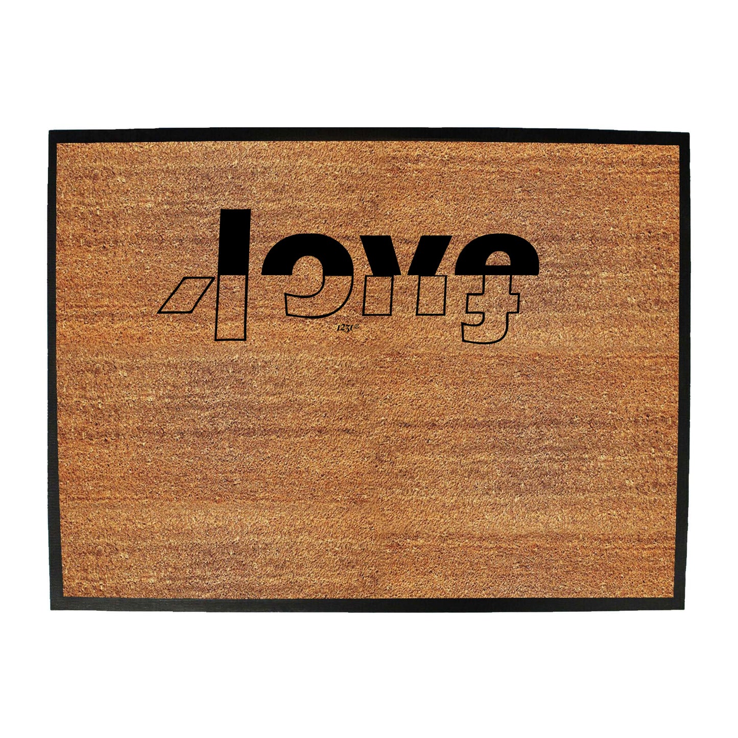 Love F K Illusion - Funny Novelty Doormat