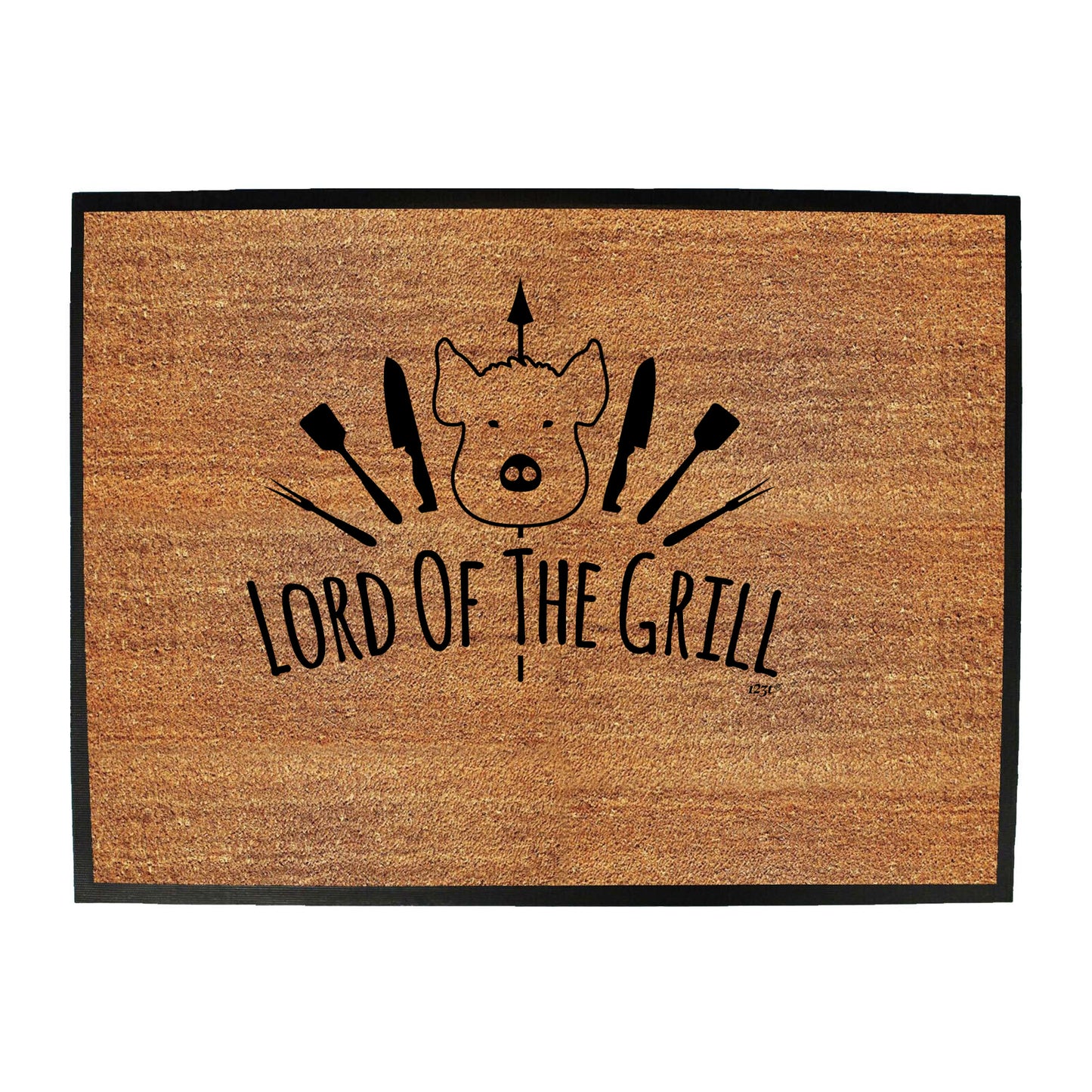 Lord Of The Grill - Funny Novelty Doormat