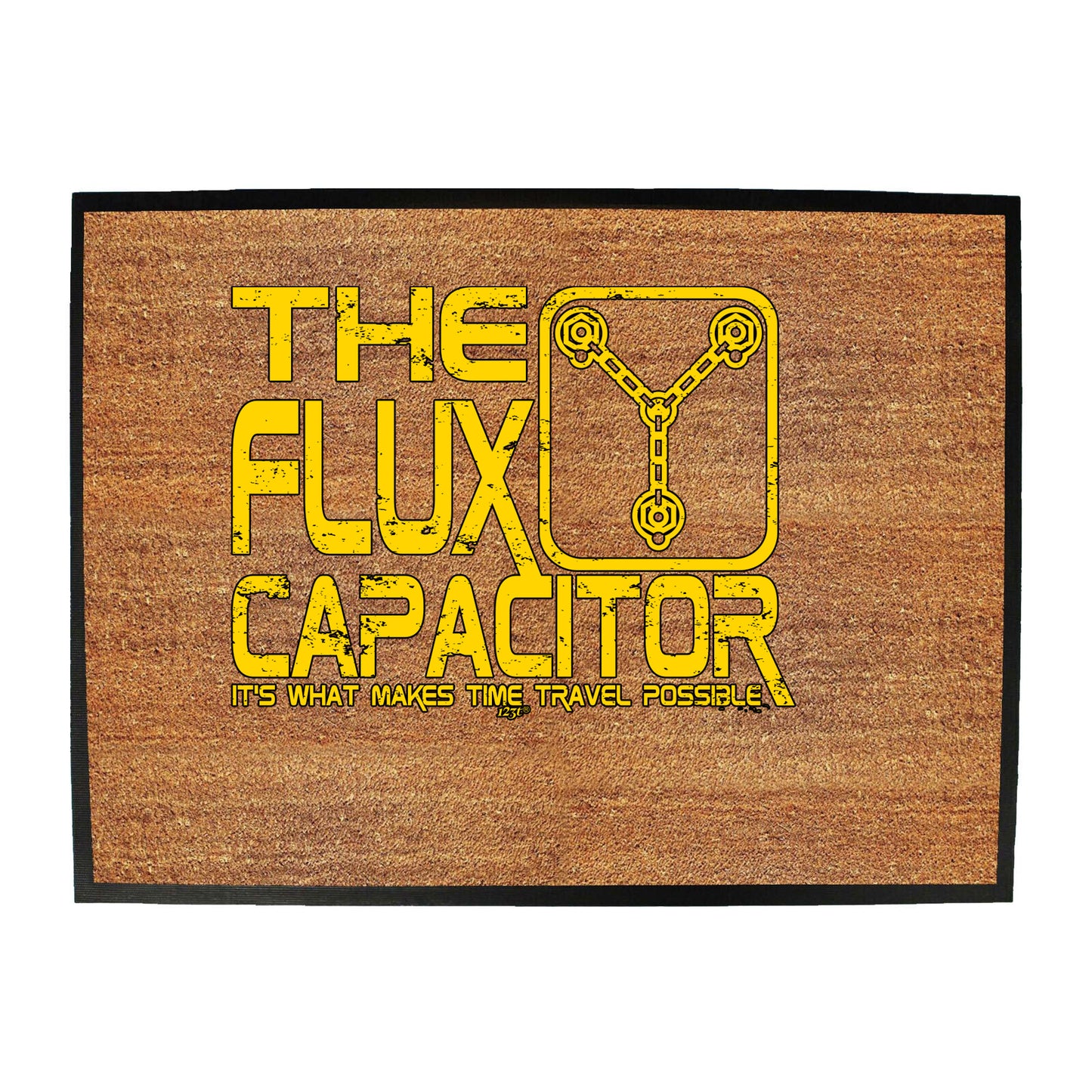 The Flux Capacitor - Funny Novelty Doormat