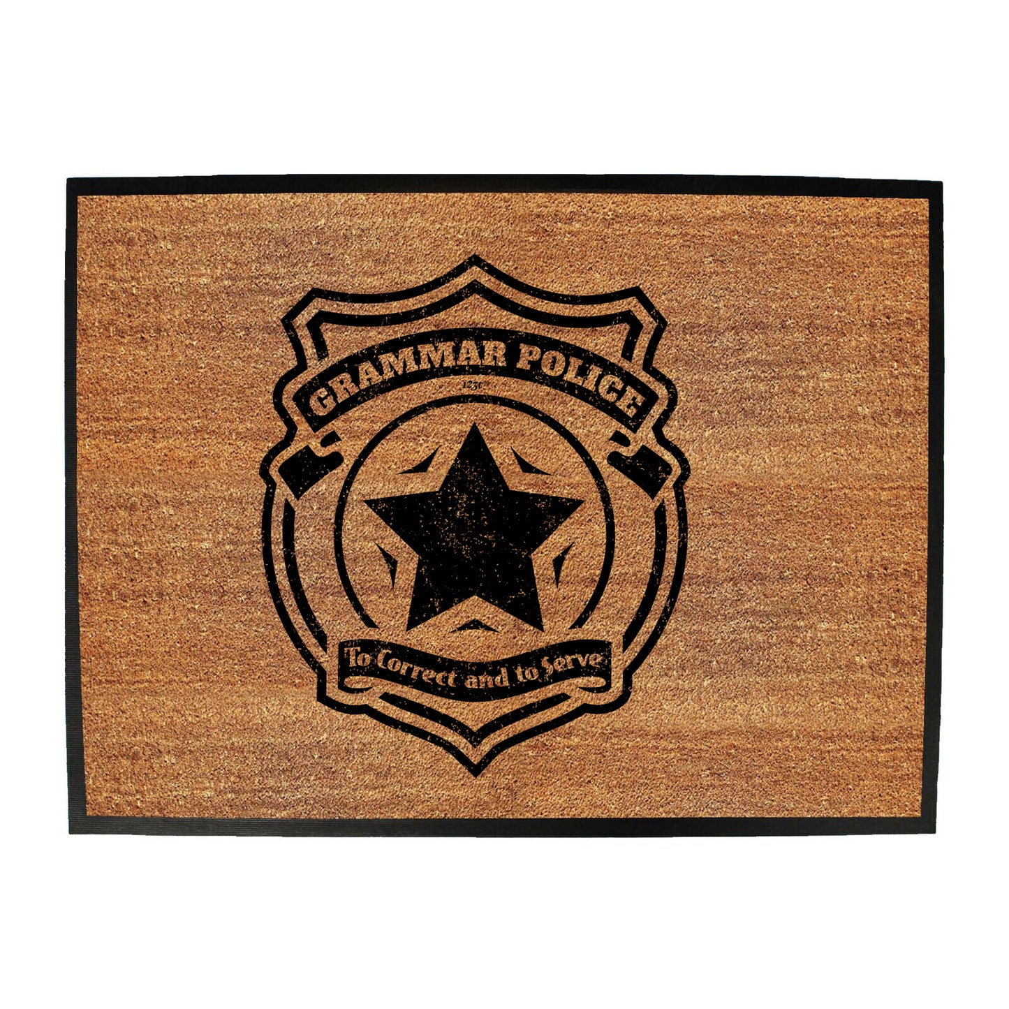 Grammer Police - Funny Novelty Doormat