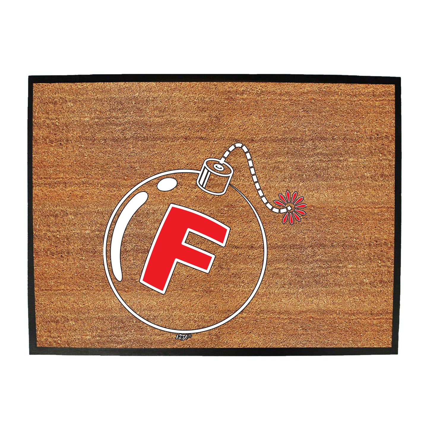 F Bomb - Funny Novelty Doormat