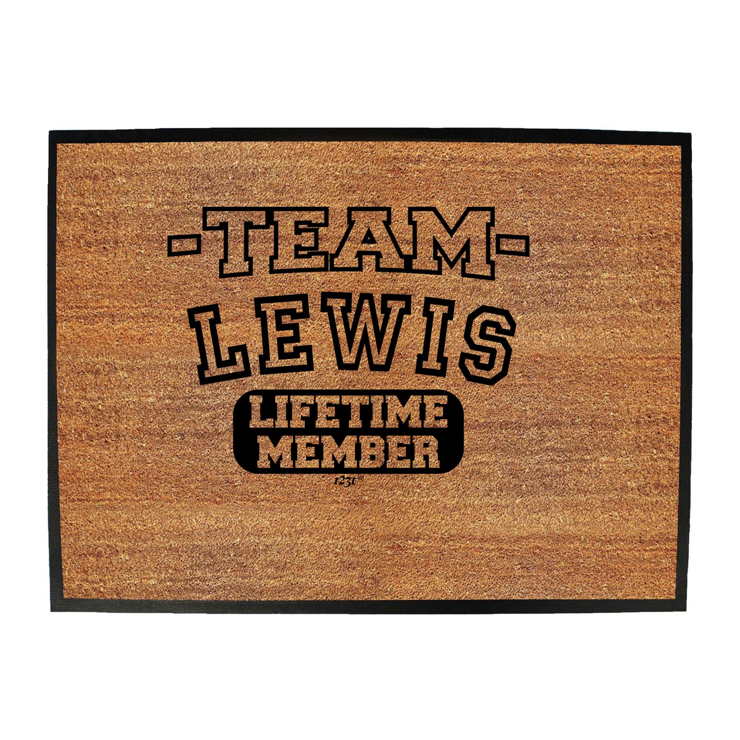 Lewis V2 Team Lifetime Member - Funny Novelty Doormat