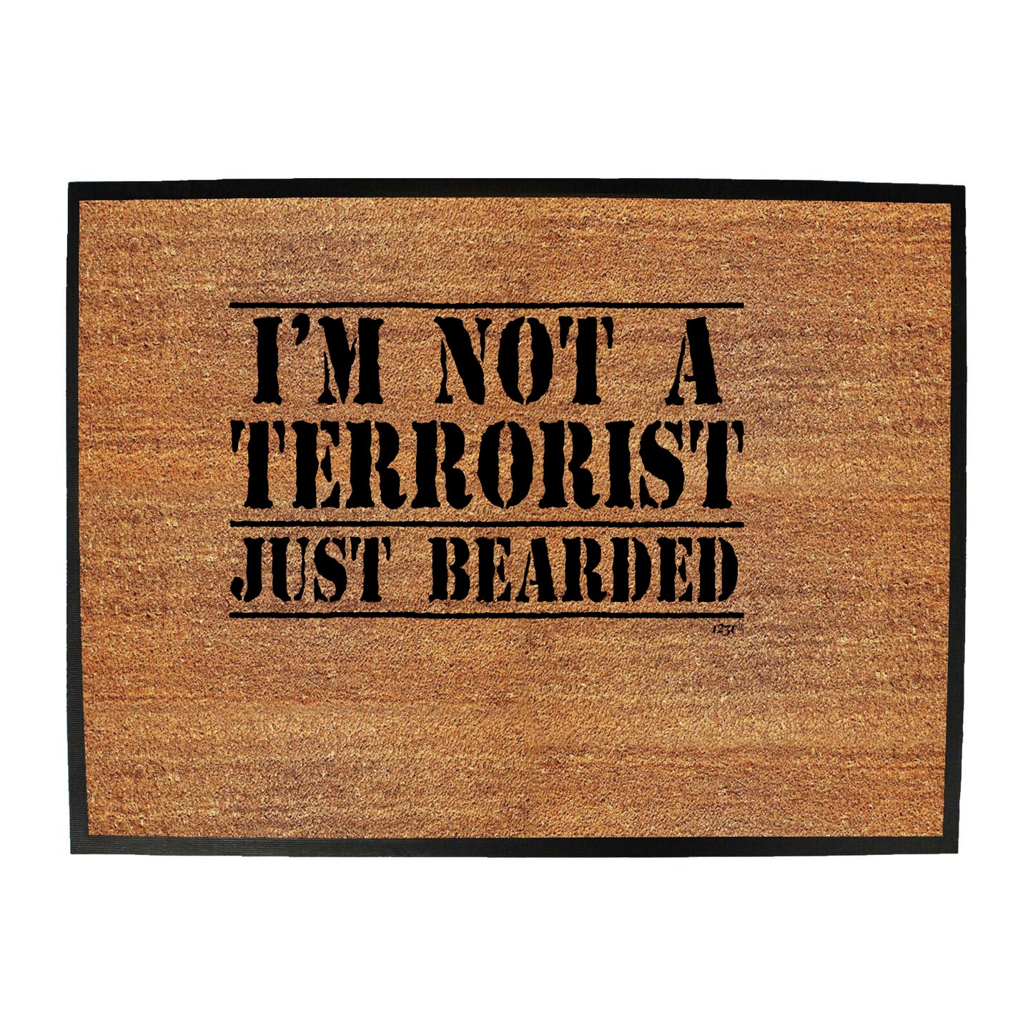 Just Bearded Beard - Funny Novelty Doormat