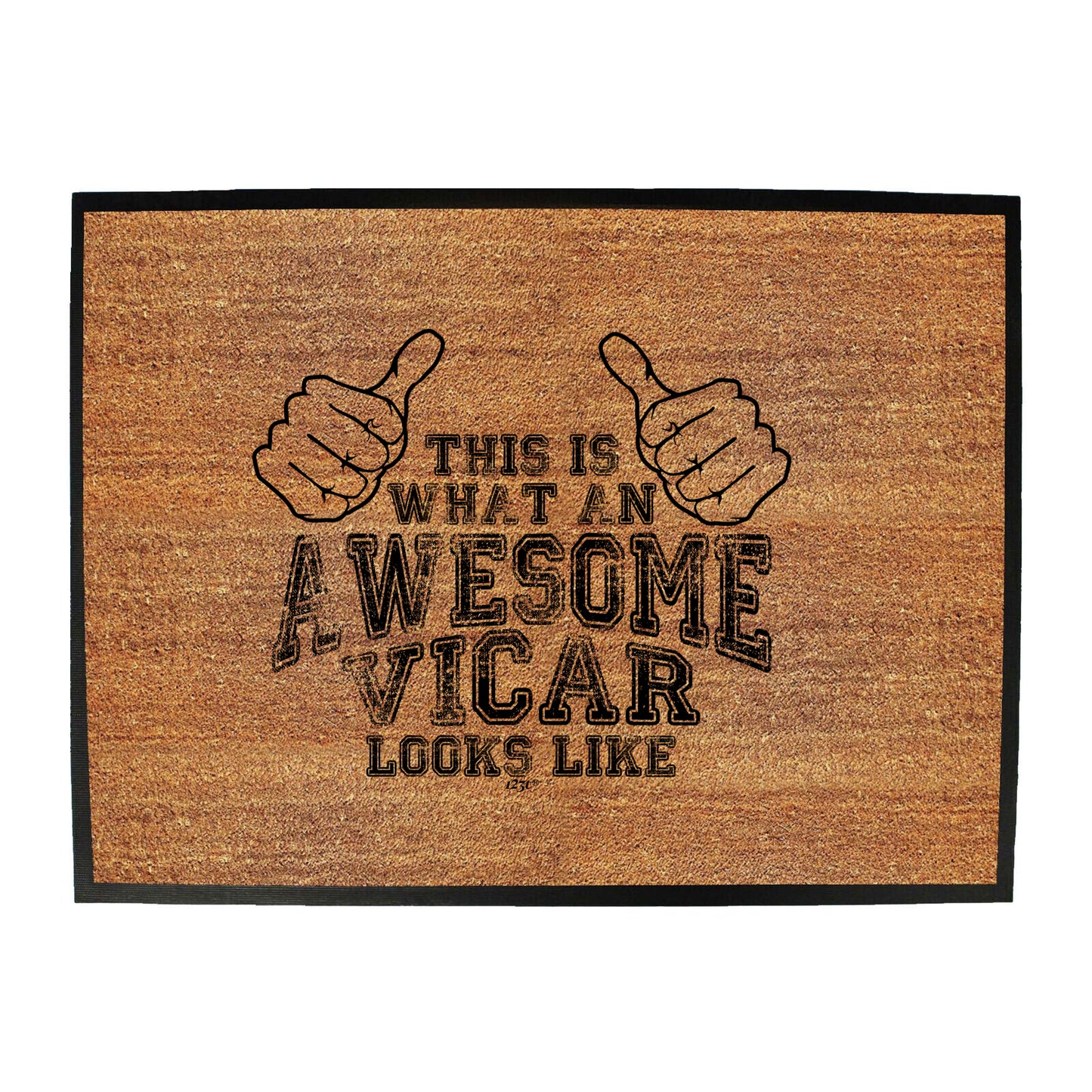 This Is What Awesome Vicar - Funny Novelty Doormat