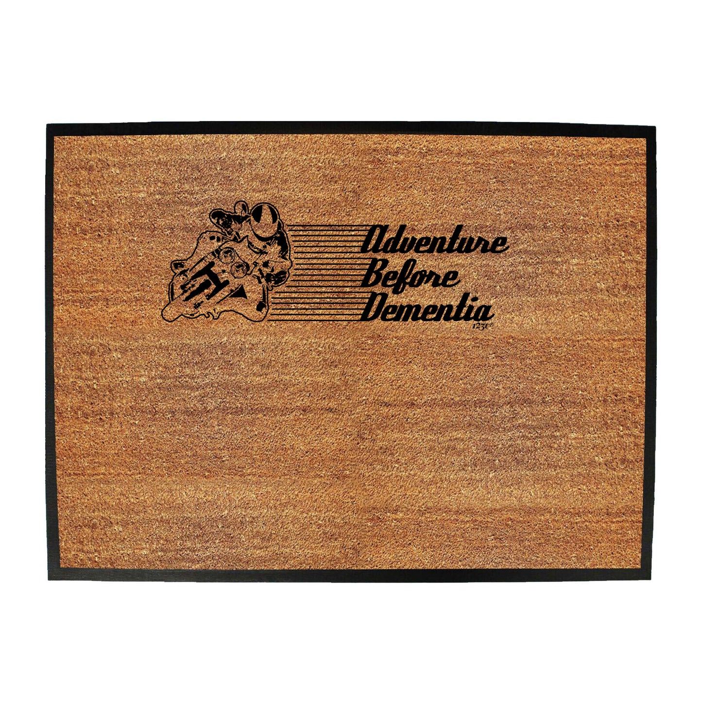 Superbike Adventure Before - Funny Novelty Doormat