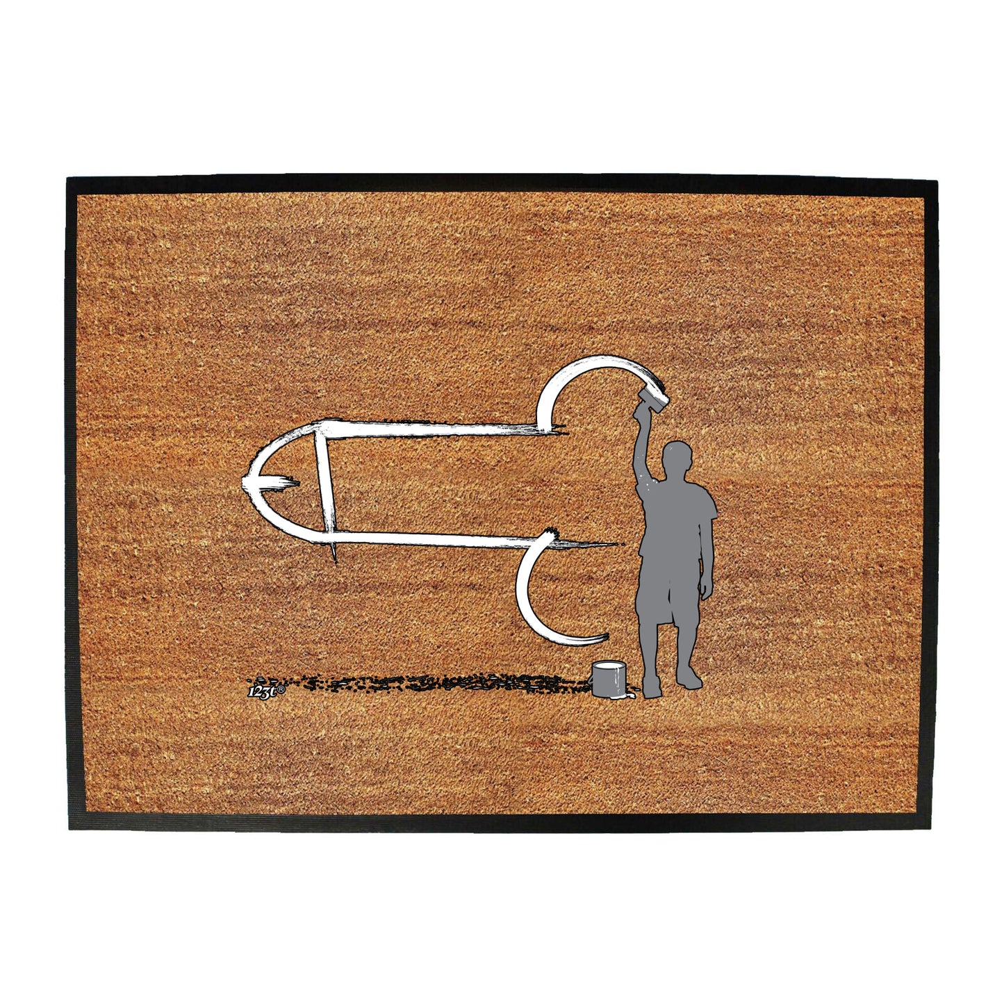 Childish Decorator Painter - Funny Novelty Doormat
