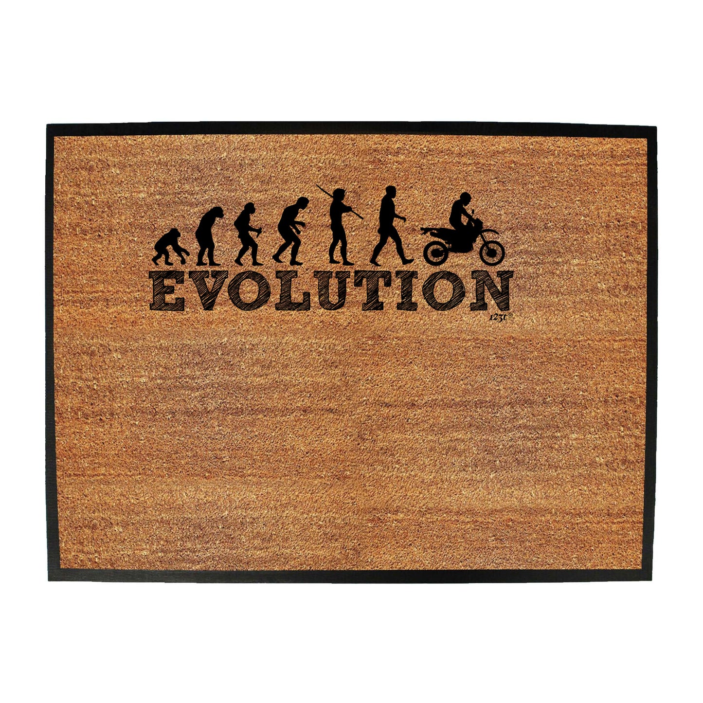 Evolution Dirtbike - Funny Novelty Doormat