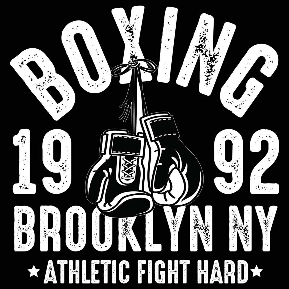Boxing 1992 Brooklyn New York - Mens 123t Funny T-Shirt Tshirts
