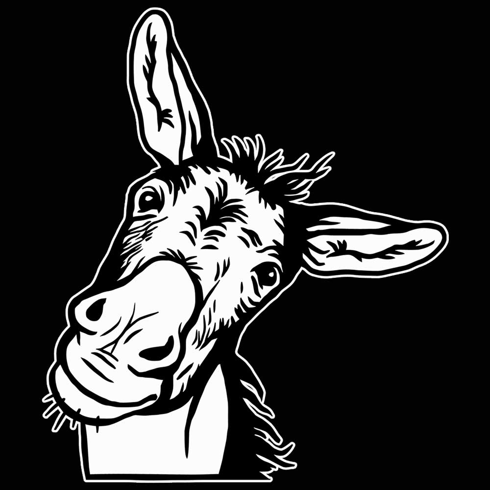 Cheeky Donkey Ass - Mens 123t Funny T-Shirt Tshirts