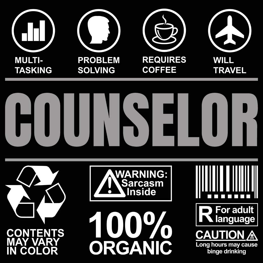 Counselor Sarcastic Humour - Mens 123t Funny T-Shirt Tshirts