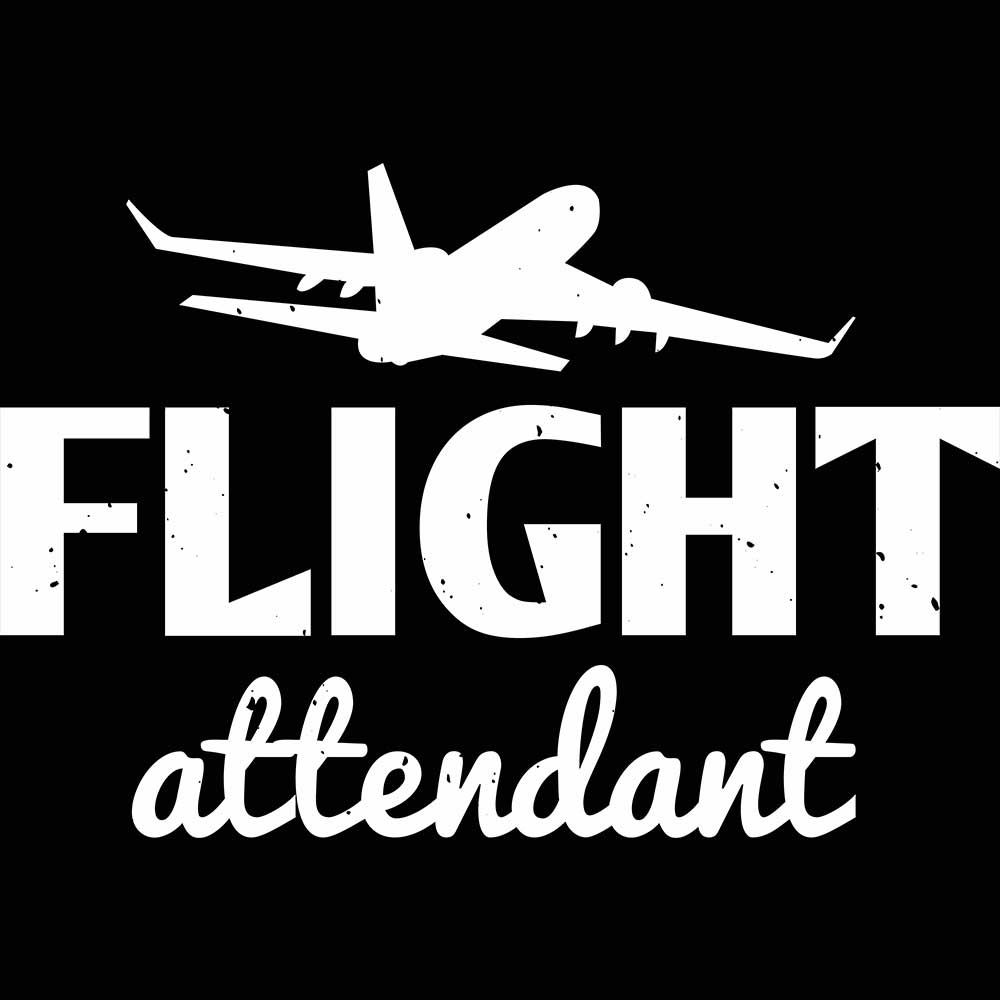 Flight Attendant Plane Aviation - Mens 123t Funny T-Shirt Tshirts