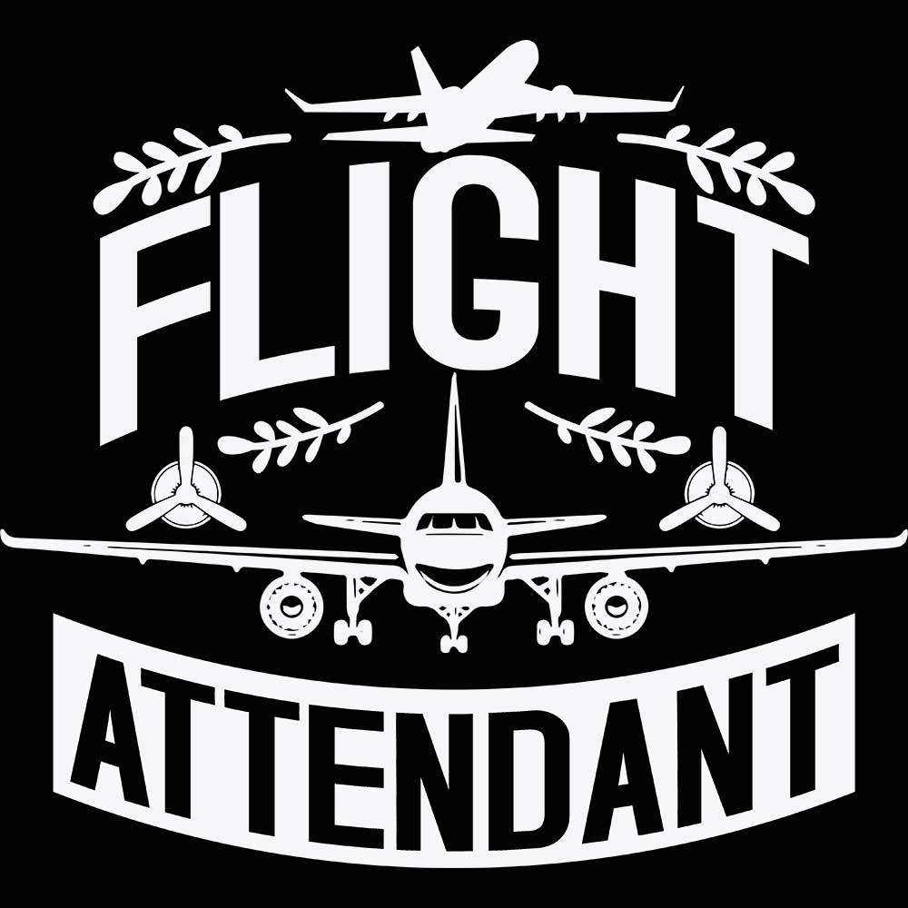 Flight Attendant Plane - Mens 123t Funny T-Shirt Tshirts