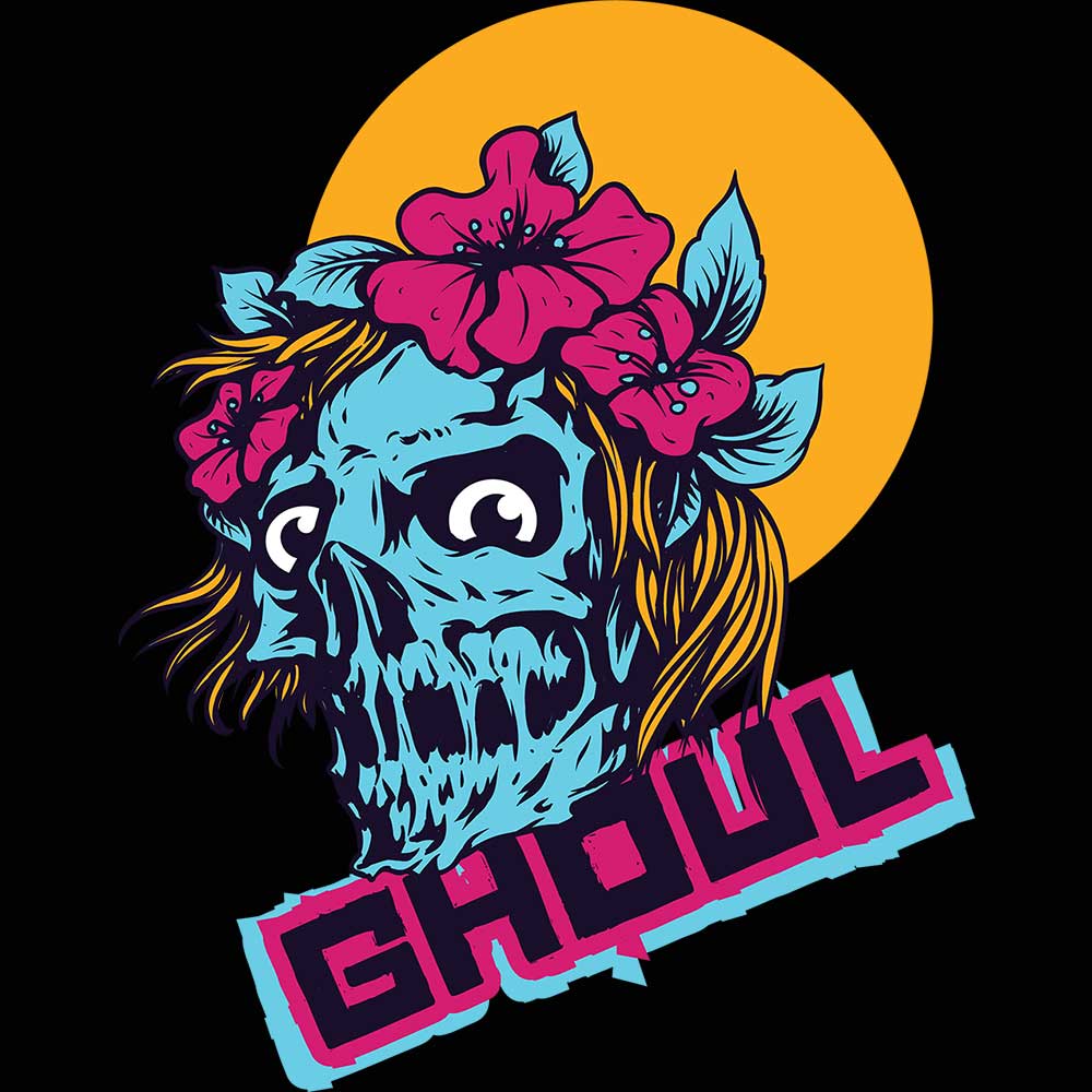 Ghoul Scary Monster - Mens 123t Funny T-Shirt Tshirts