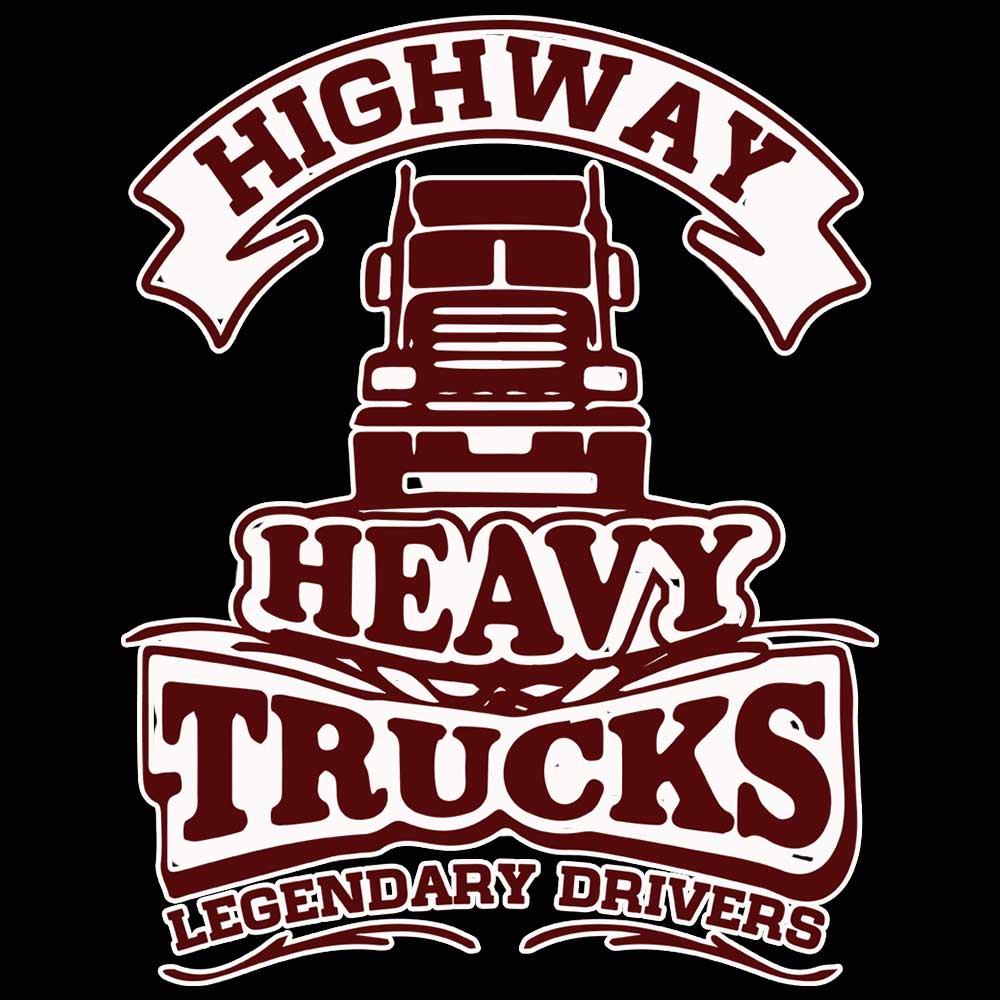 Highway Heavy Trucks Trucker - Mens 123t Funny T-Shirt Tshirts