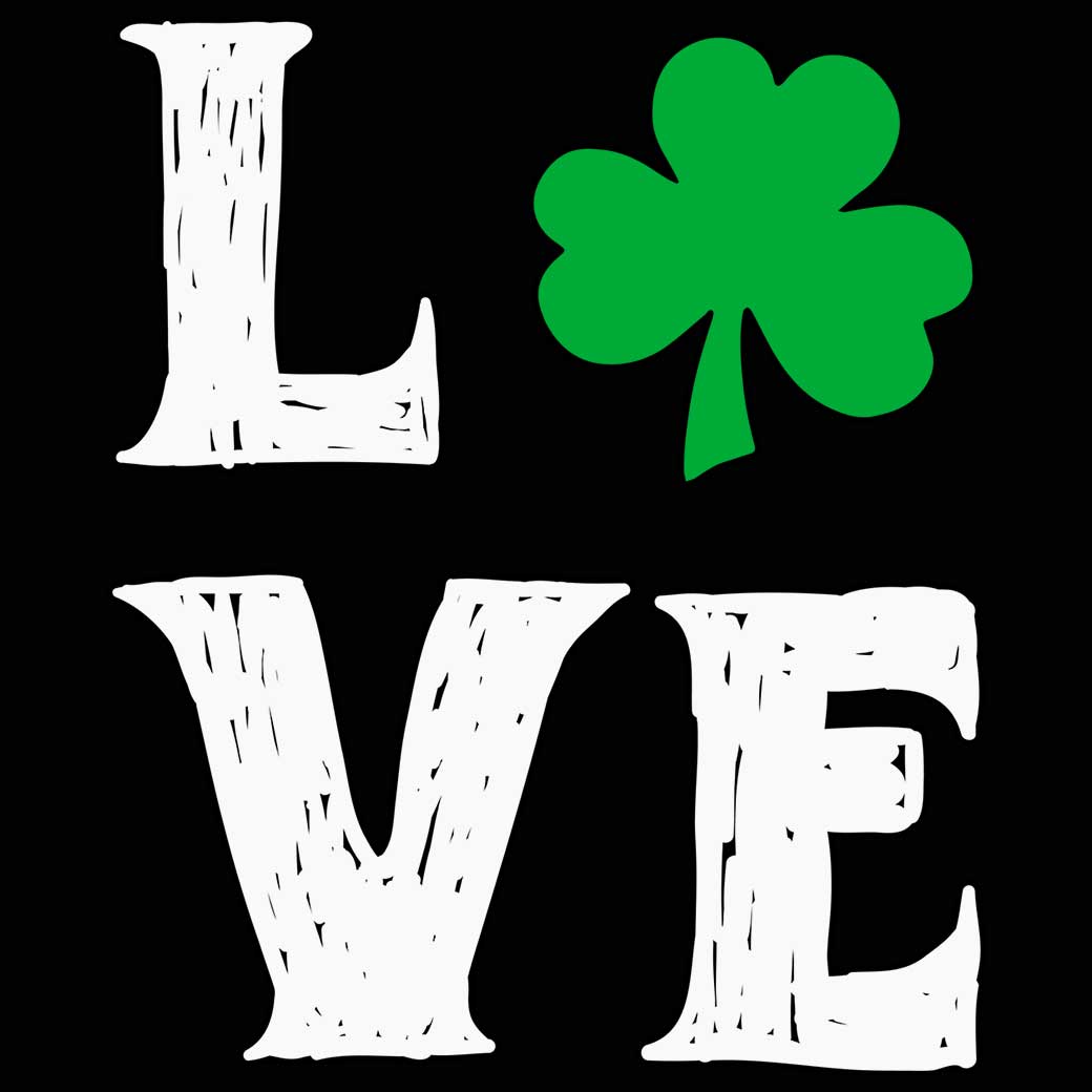 Love Irish St Patricks Day Ireland - Mens 123t Funny T-Shirt Tshirts