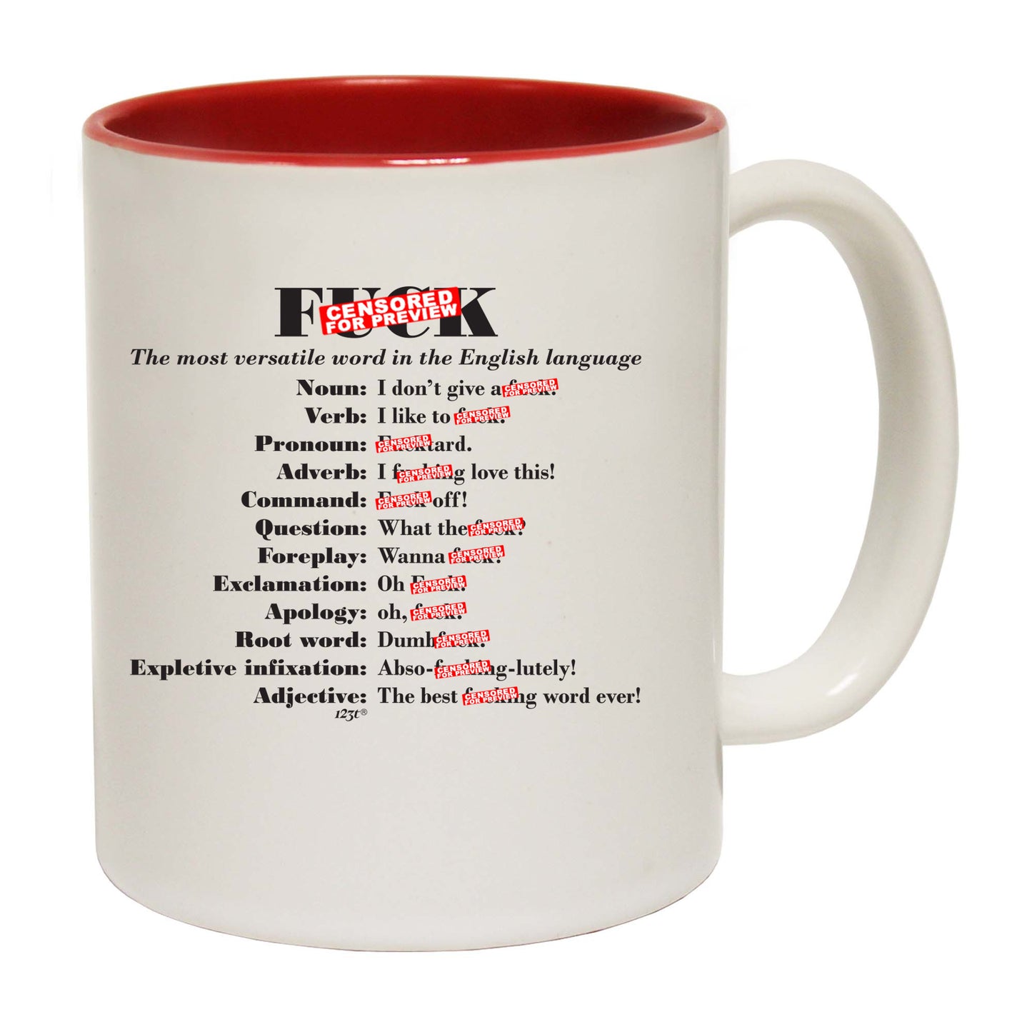 F K The Most Versatile Word - Funny Coffee Mug