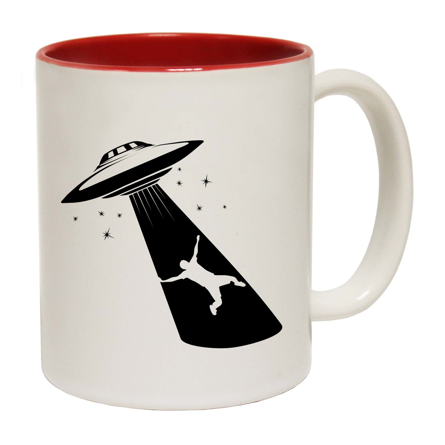 Ufo Abduction White - Funny Coffee Mug