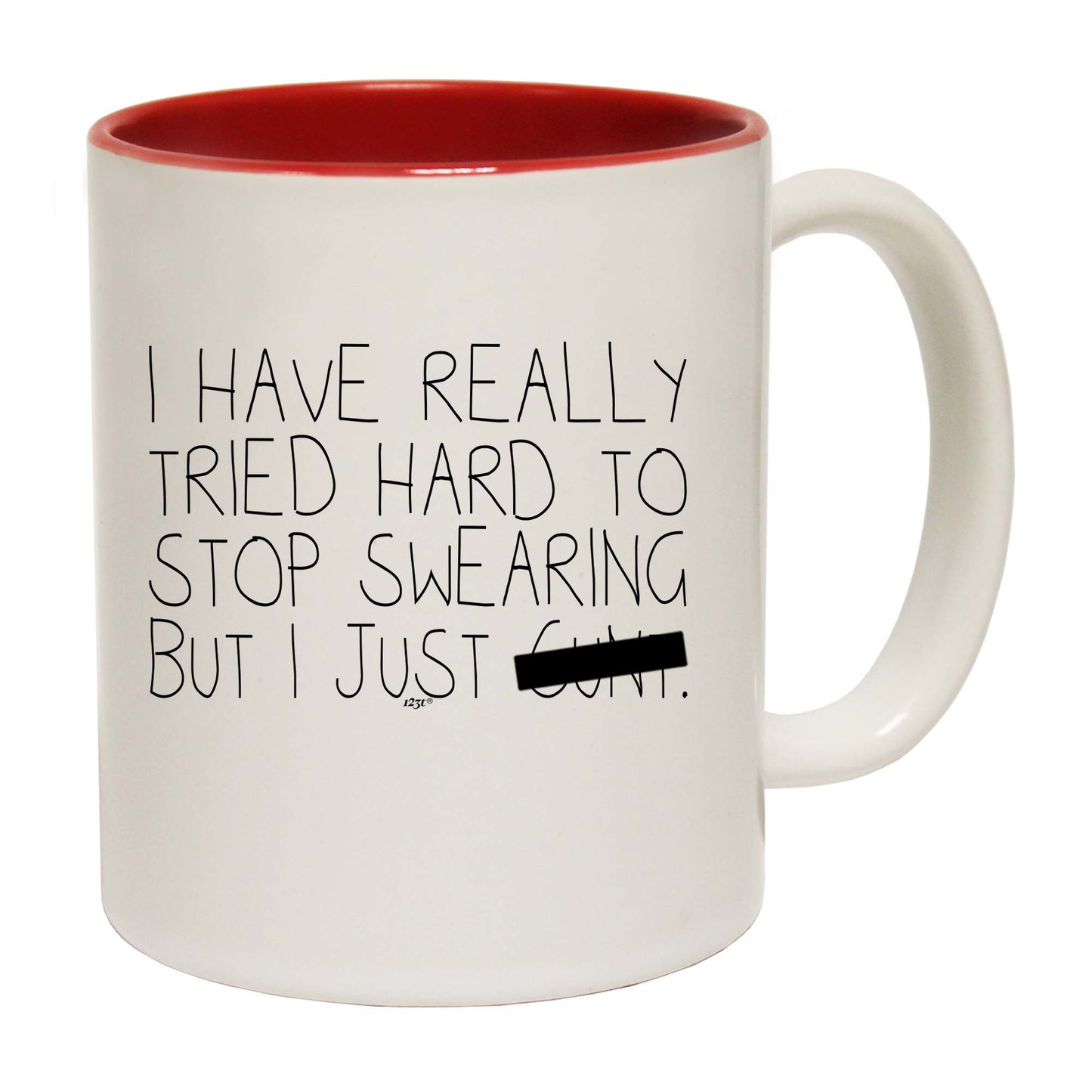 Tried Hard To Stop Swearing - Funny Coffee Mug