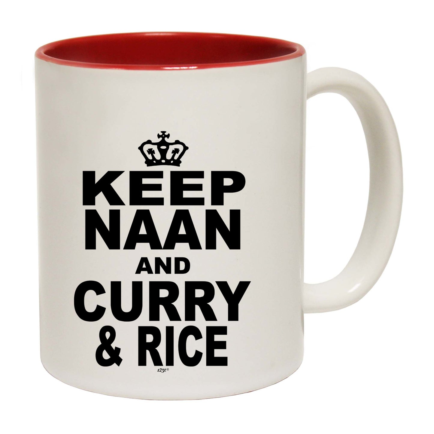 Keep Naan And Curry And Rice - Funny Coffee Mug