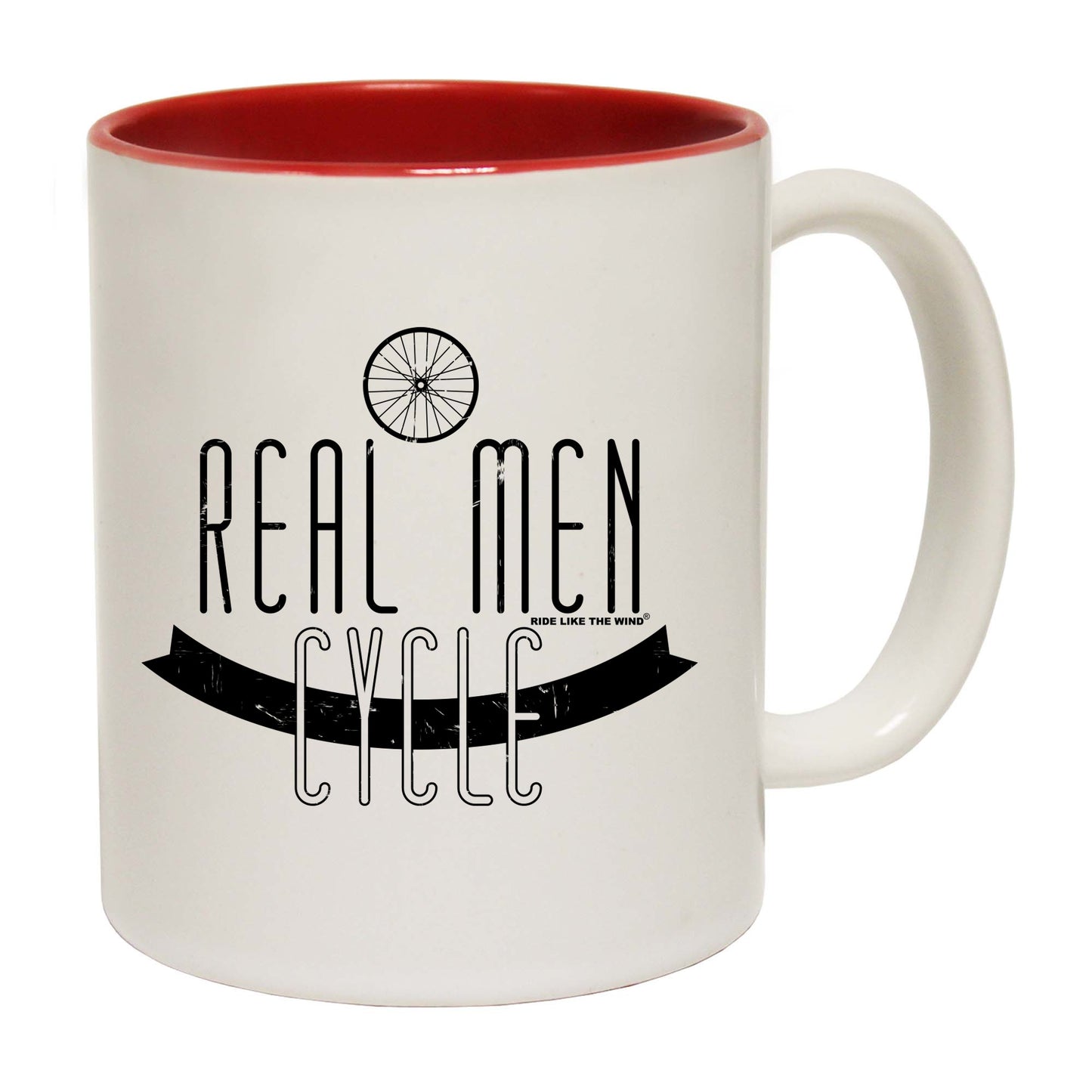 Rltw Real Men Cycle - Funny Coffee Mug