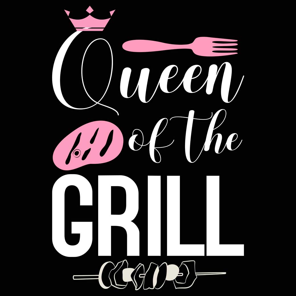 Queen Of The Grill Smoked Meat Bbq Barbecue - Mens 123t Funny T-Shirt Tshirts
