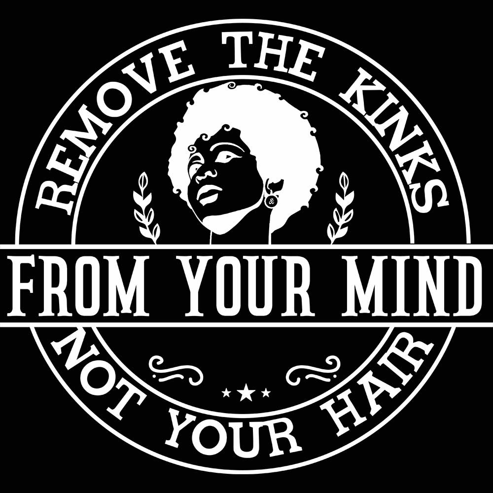 Remove The Kinks Afro Hair - Mens 123t Funny T-Shirt Tshirts