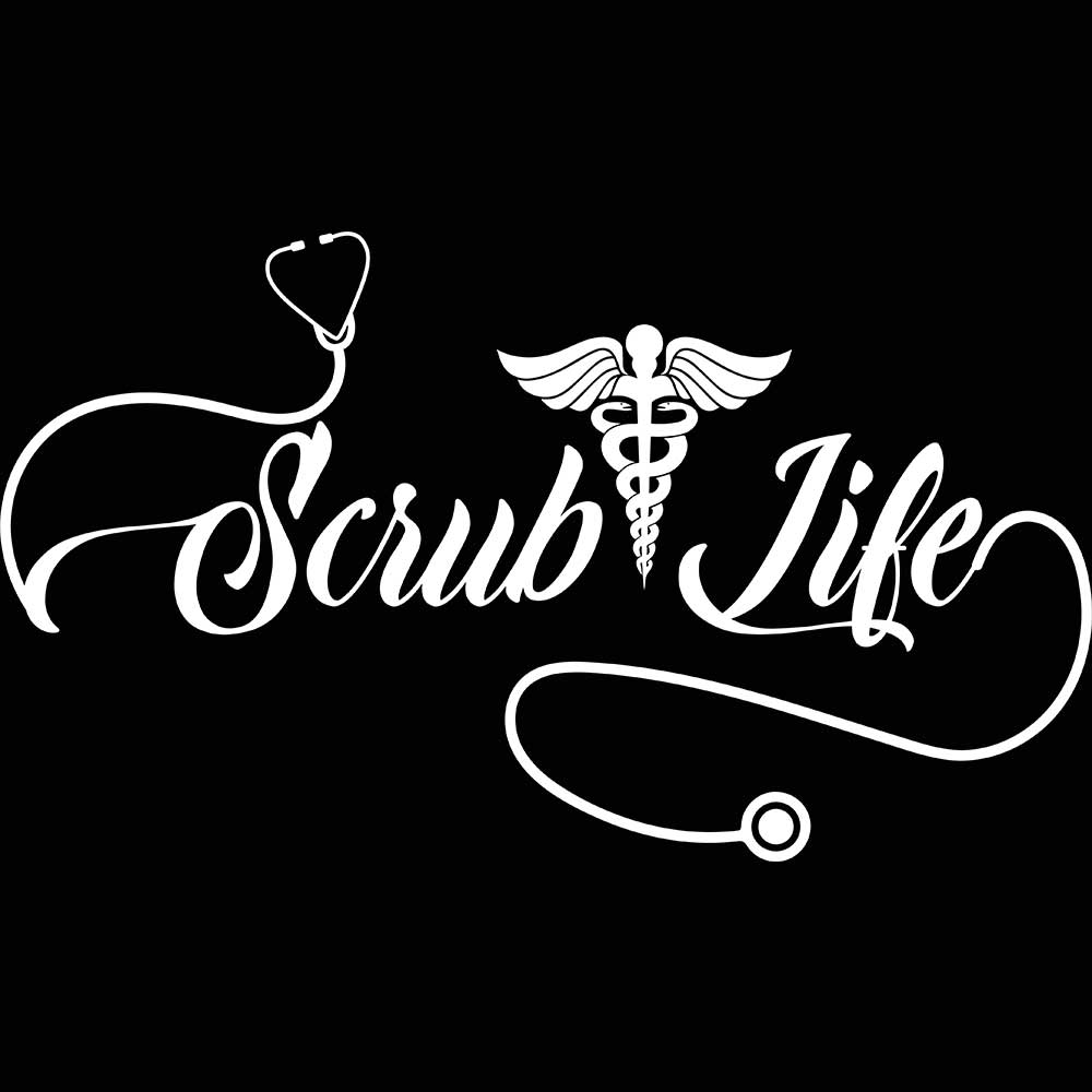 Scrub Life Nurse Nursing - Mens 123t Funny T-Shirt Tshirts