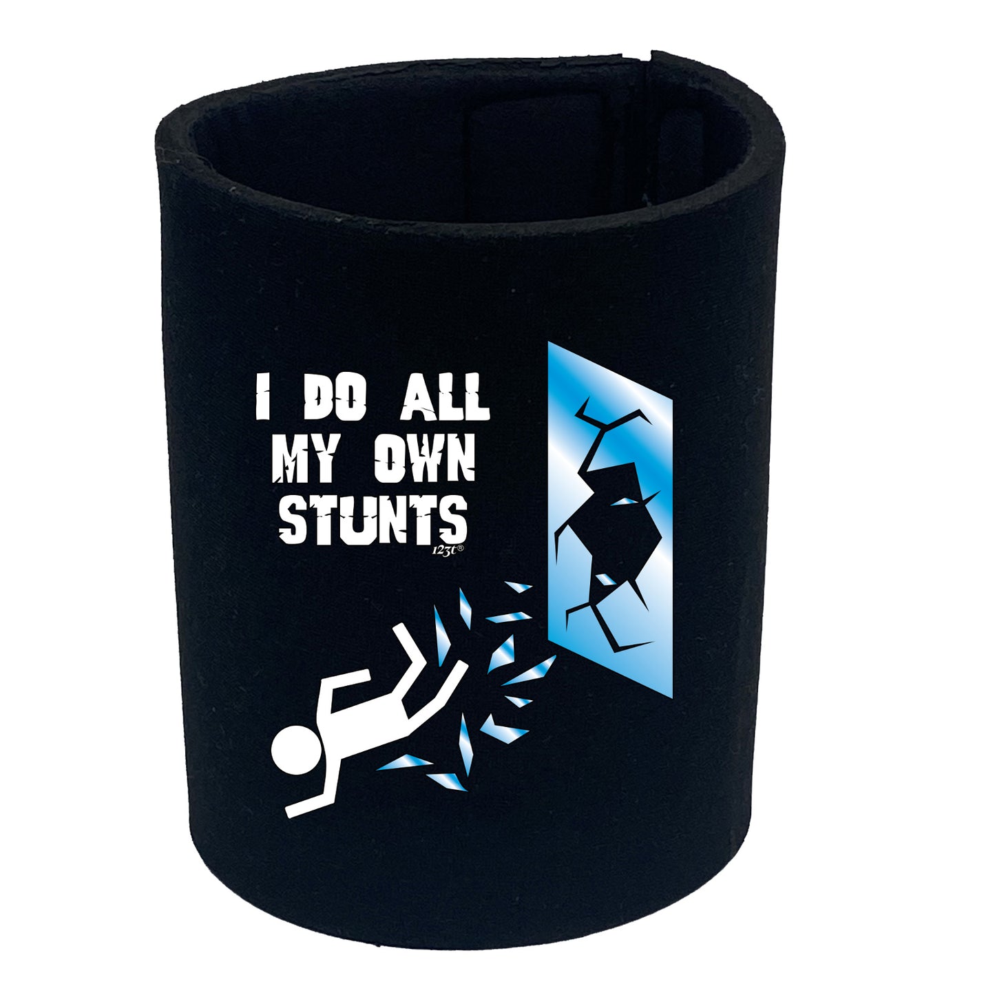 Window Do All My Own Stunts - Funny Stubby Holder