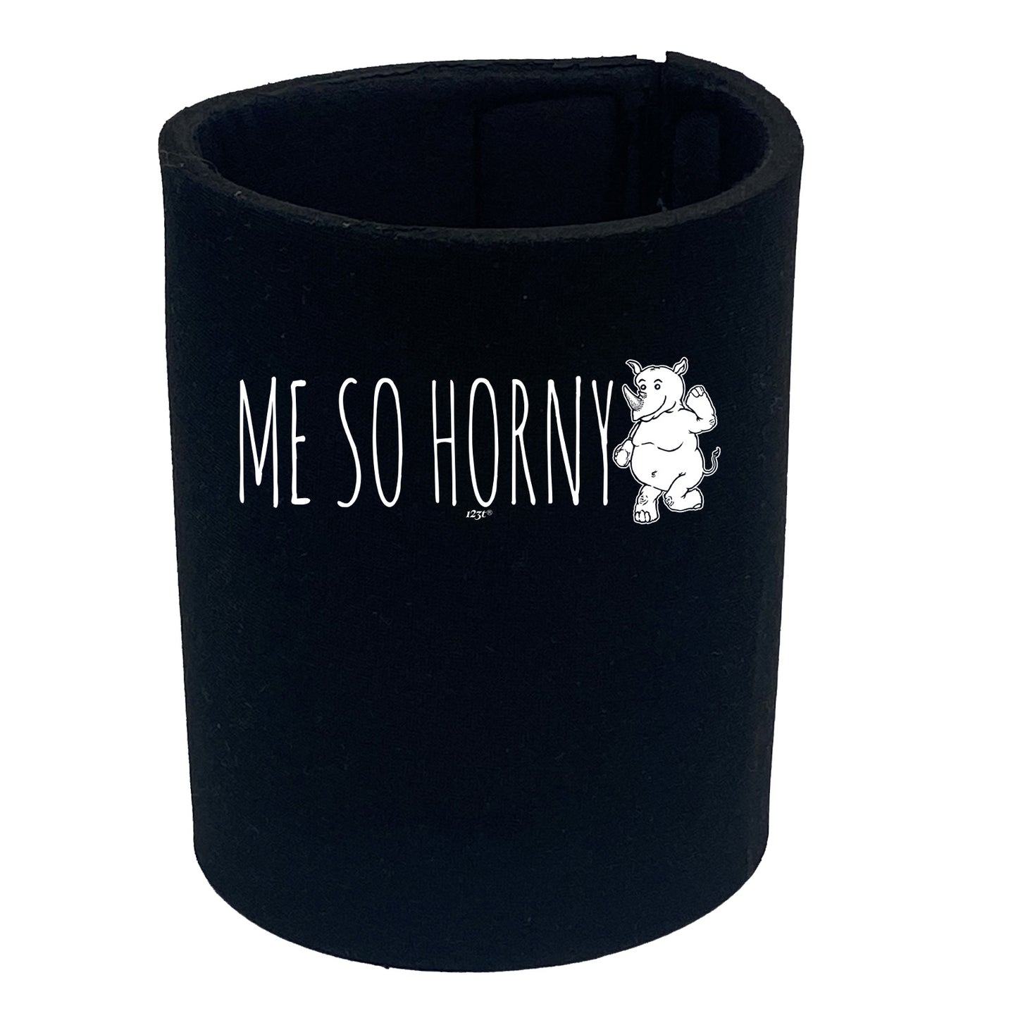 Me So Horny Rhino - Funny Stubby Holder