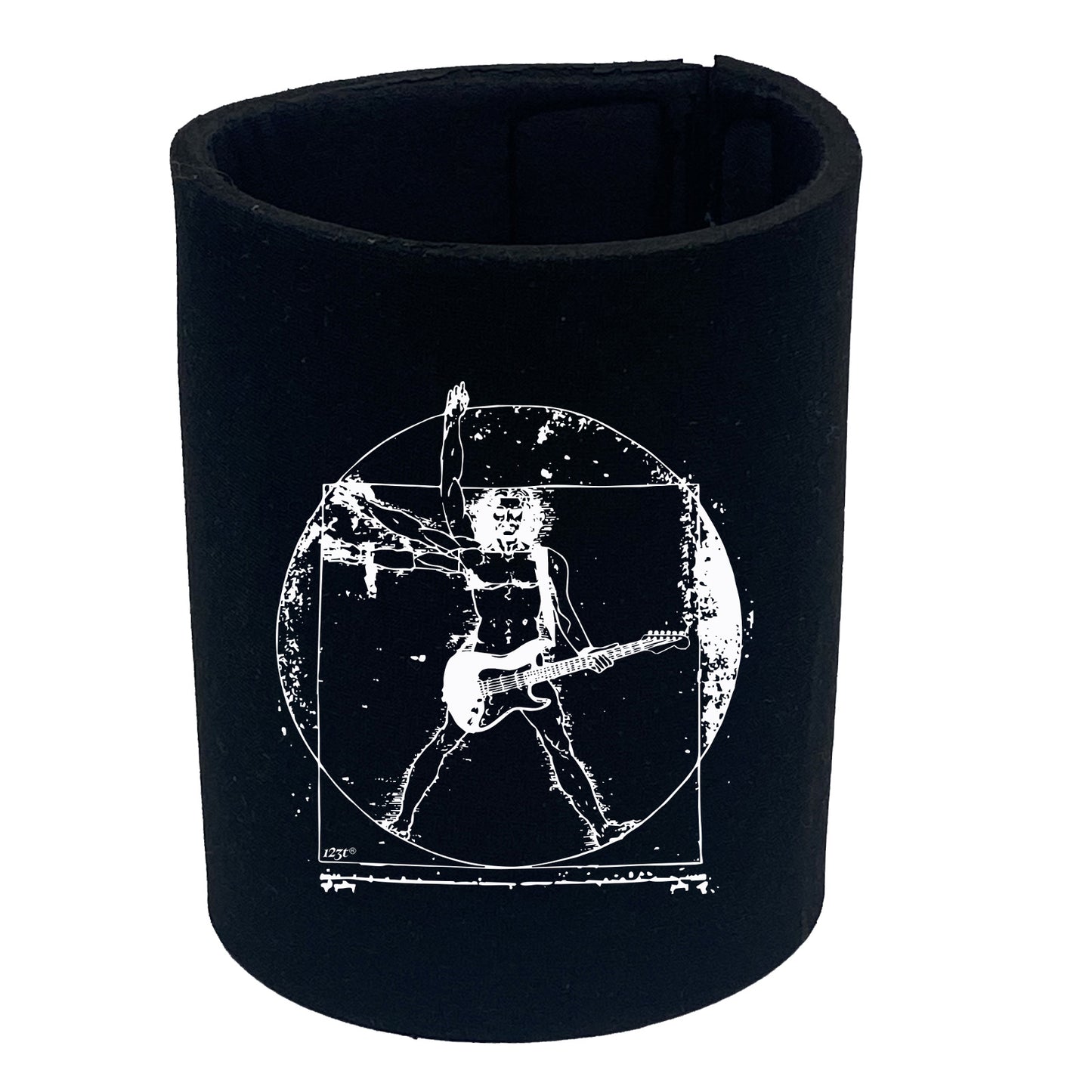 Leonardo Guitar Music White - Funny Stubby Holder