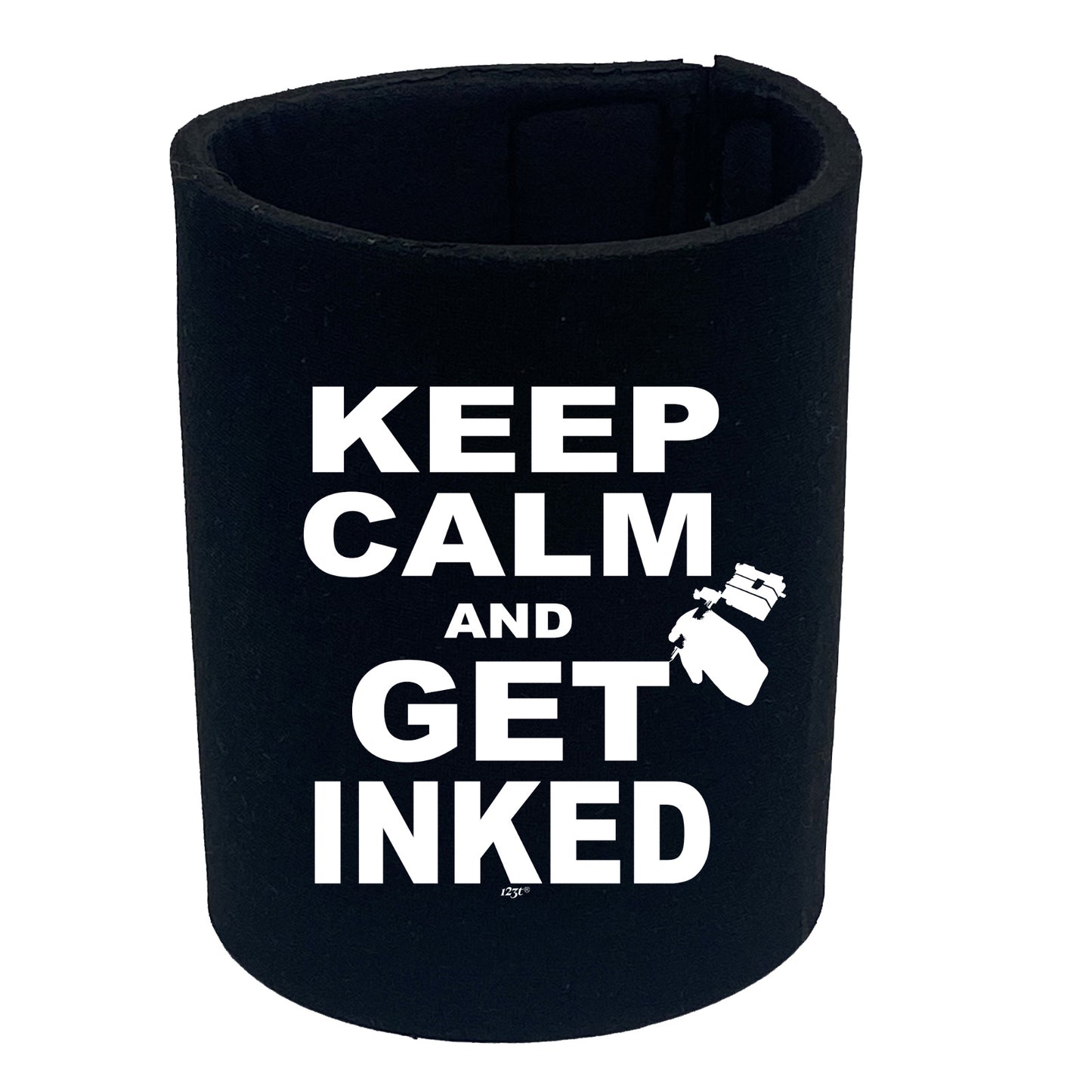 Keep Calm And Get Inked - Funny Stubby Holder