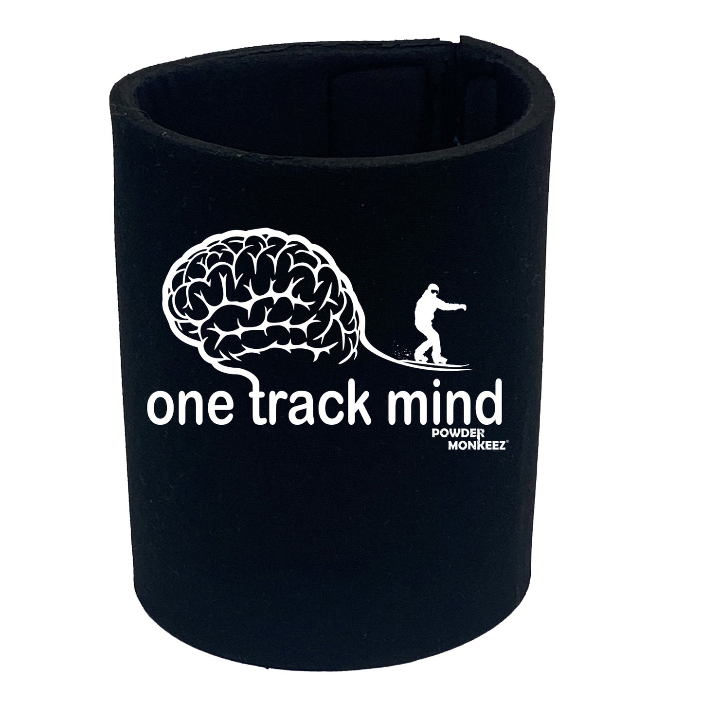 Pm One Track Mind Snowboard - Funny Stubby Holder