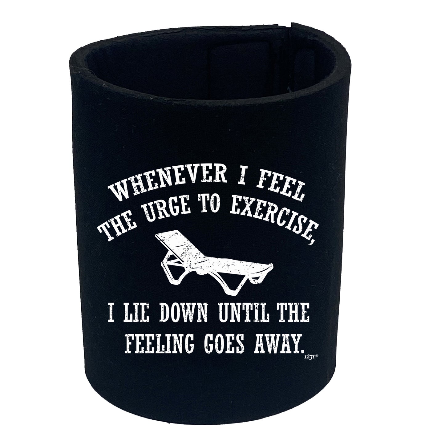 Whenever Feel The Urge To Exercise - Funny Stubby Holder