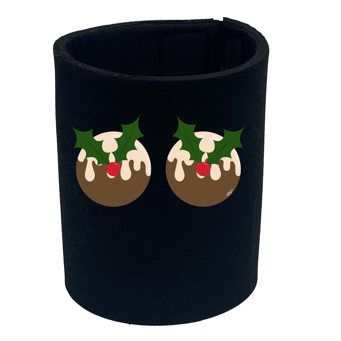 Christmas Pudding B Bie - Funny Stubby Holder