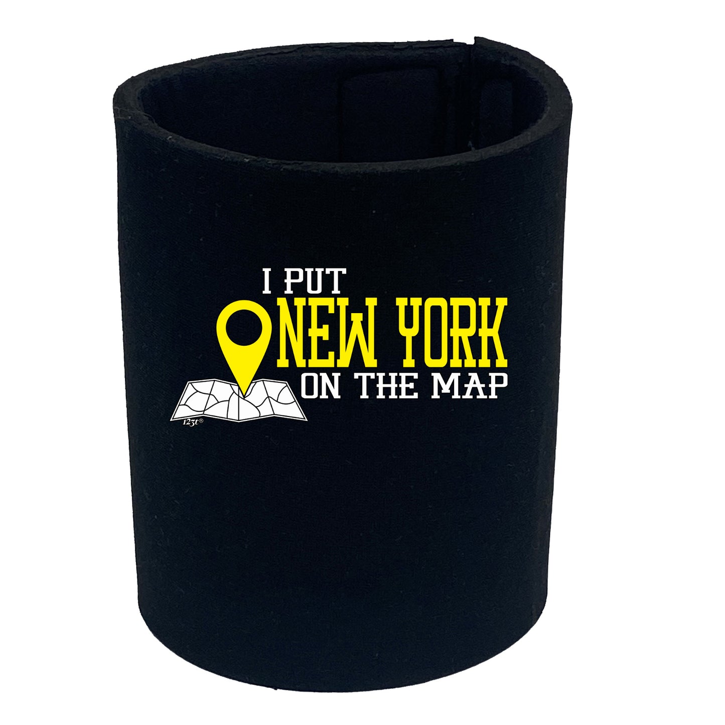 Put On The Map New York - Funny Stubby Holder