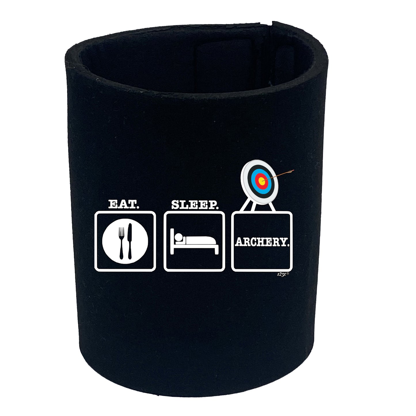Eat Sleep Archery - Funny Stubby Holder